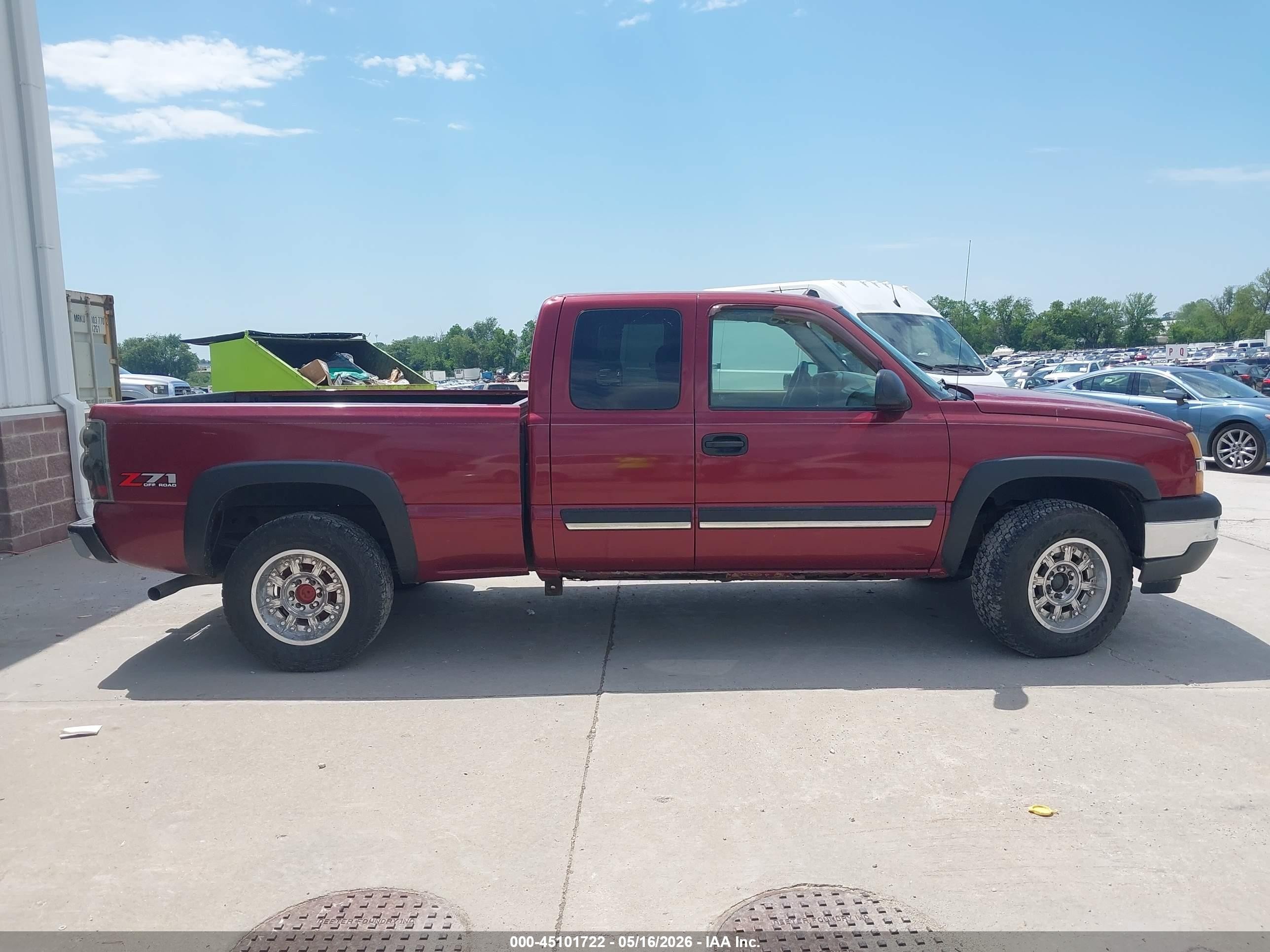 2005 Chevrolet Silverado 1500 Z71 Бордовый vin: 1GCEK19Z85Z215572