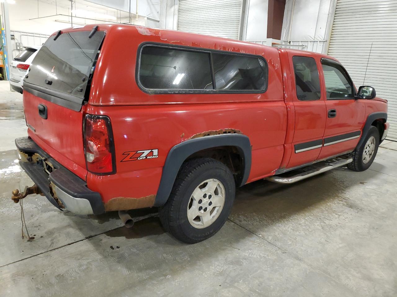 2006 Chevrolet Silverado K1500 Red vin: 1GCEK19Z86Z208686