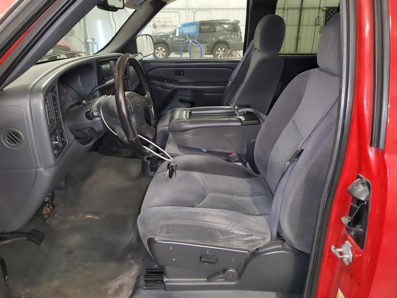 2006 Chevrolet Silverado K1500 Red vin: 1GCEK19Z86Z208686