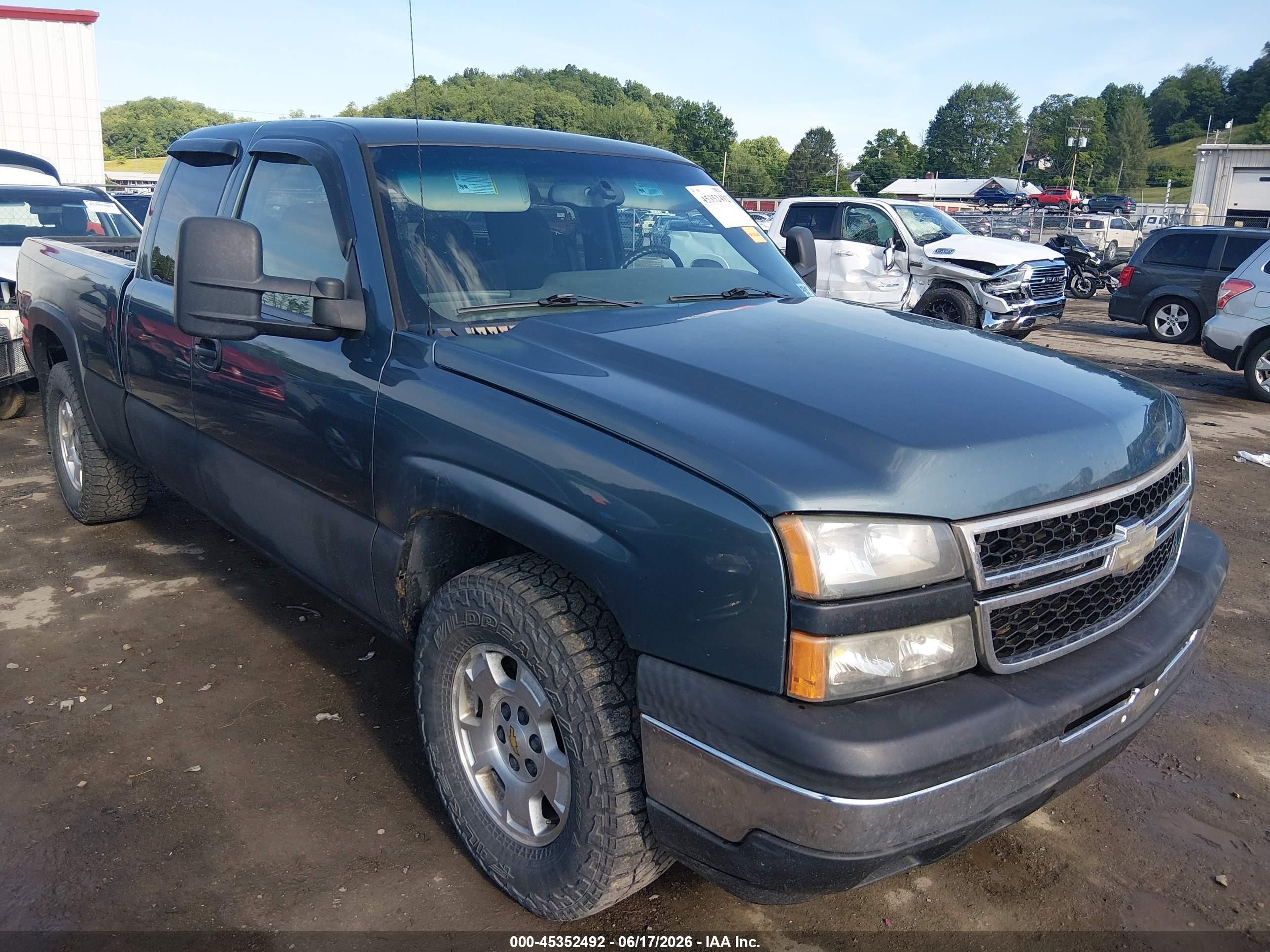 2007 Chevrolet Silverado 1500 Classic Work Truck Light Blue vin: 1GCEK19Z87Z113949