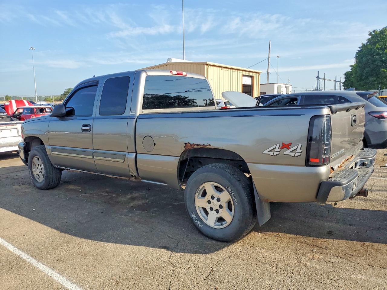 2007 Chevrolet Silverado K1500 Classic Silver vin: 1GCEK19Z87Z188537