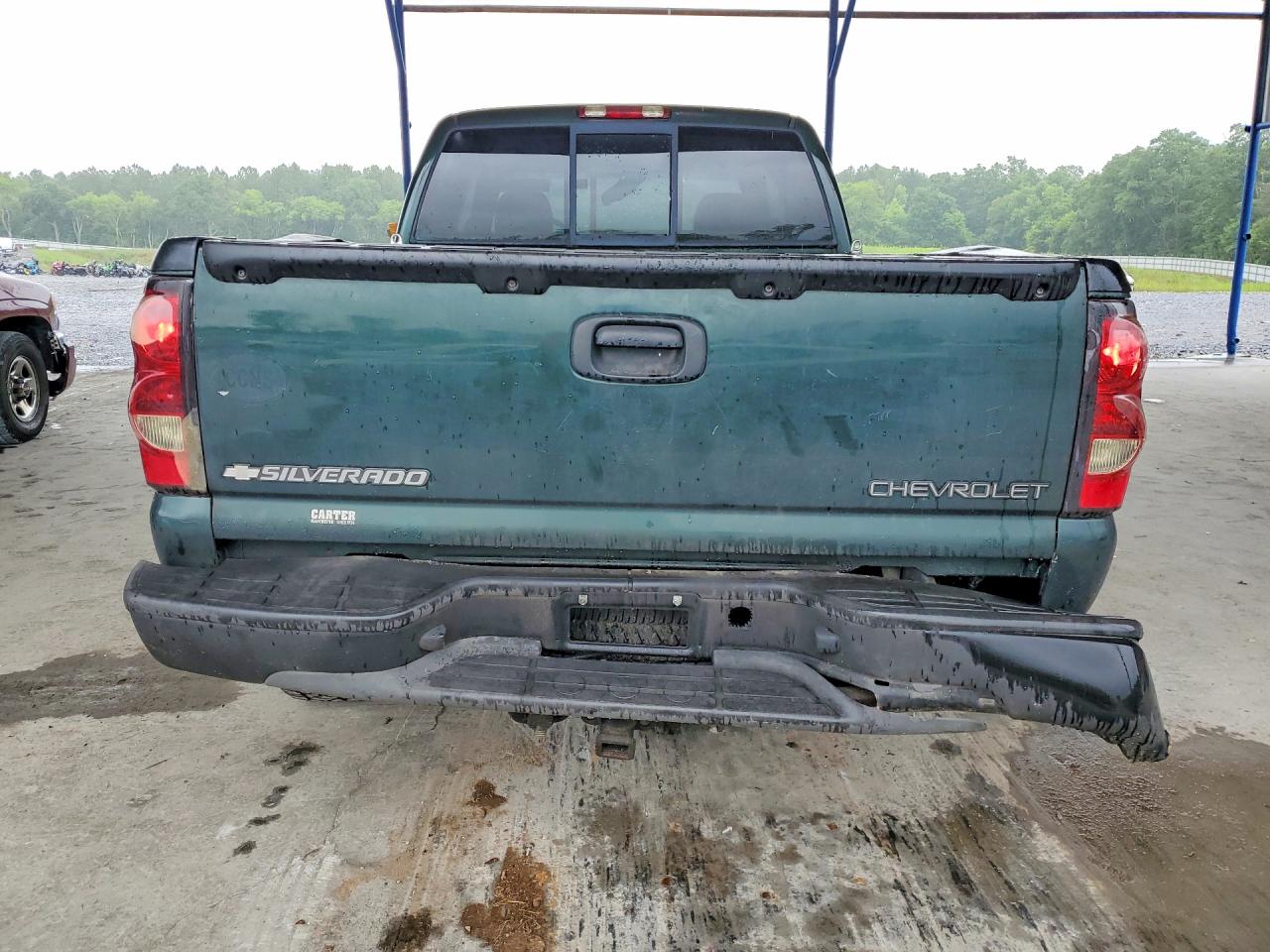 2005 Chevrolet Silverado K1500 Green vin: 1GCEK19Z95Z126660