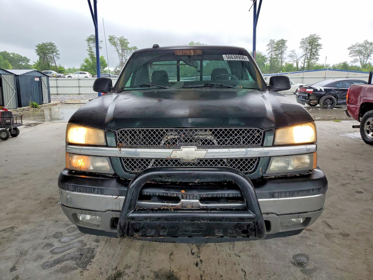 2005 Chevrolet Silverado K1500 Green vin: 1GCEK19Z95Z126660