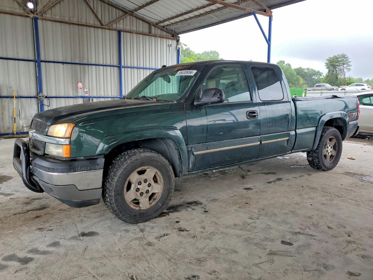 2005 Chevrolet Silverado K1500 Green vin: 1GCEK19Z95Z126660
