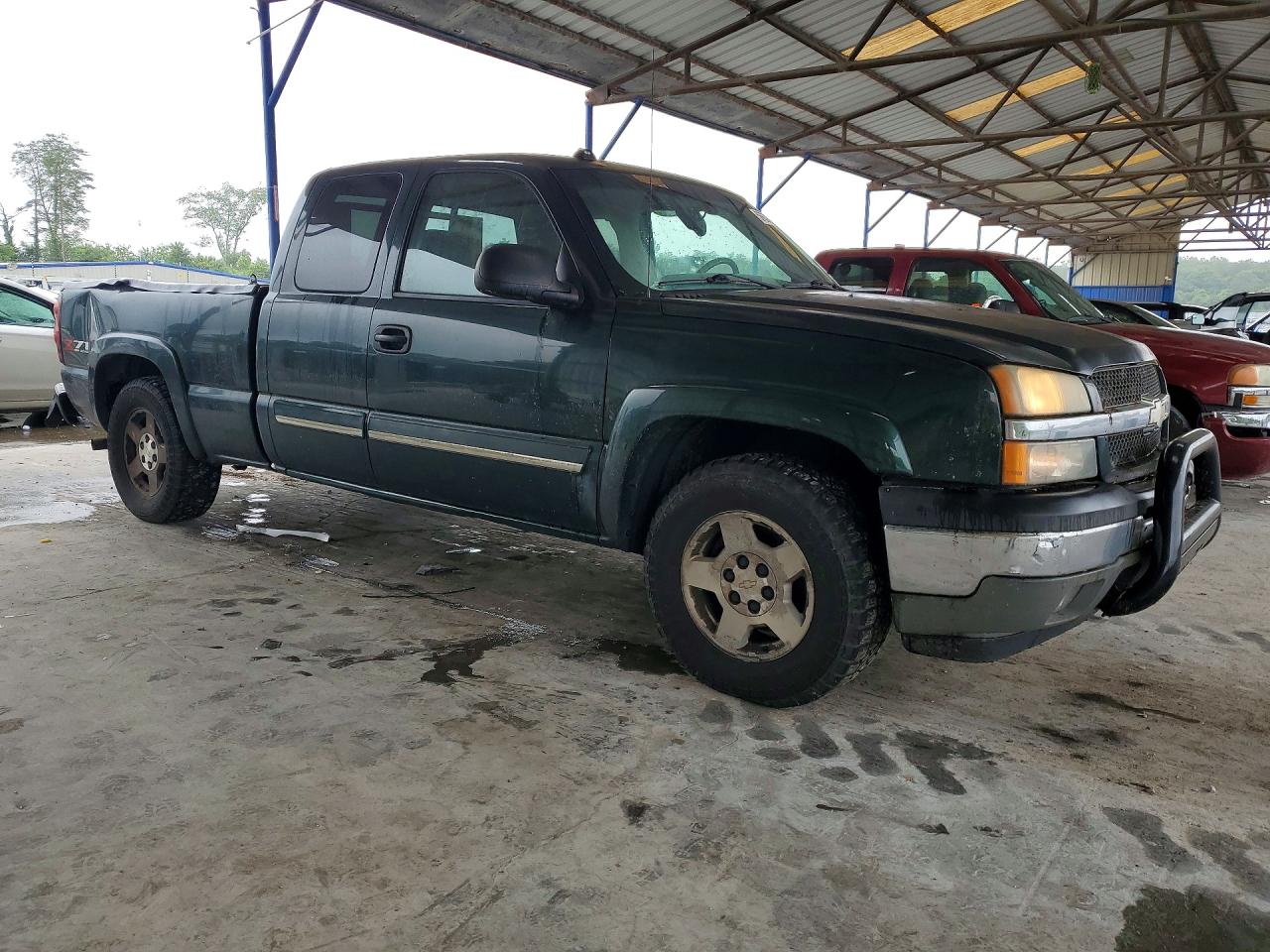 2005 Chevrolet Silverado K1500 Green vin: 1GCEK19Z95Z126660