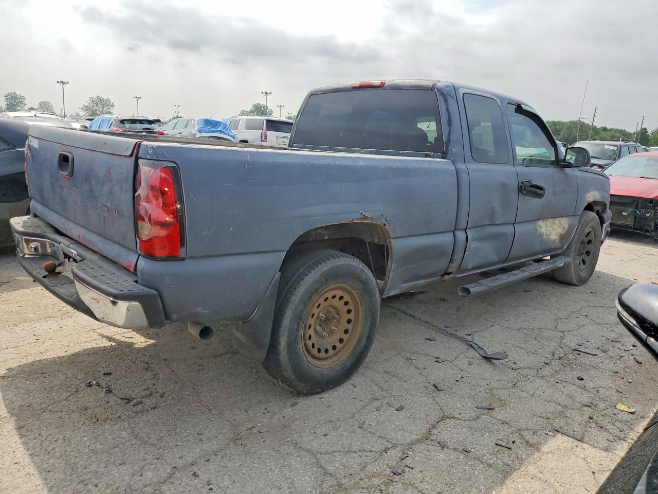 2006 Chevrolet Silverado K1500 Gray vin: 1GCEK19Z96Z107091