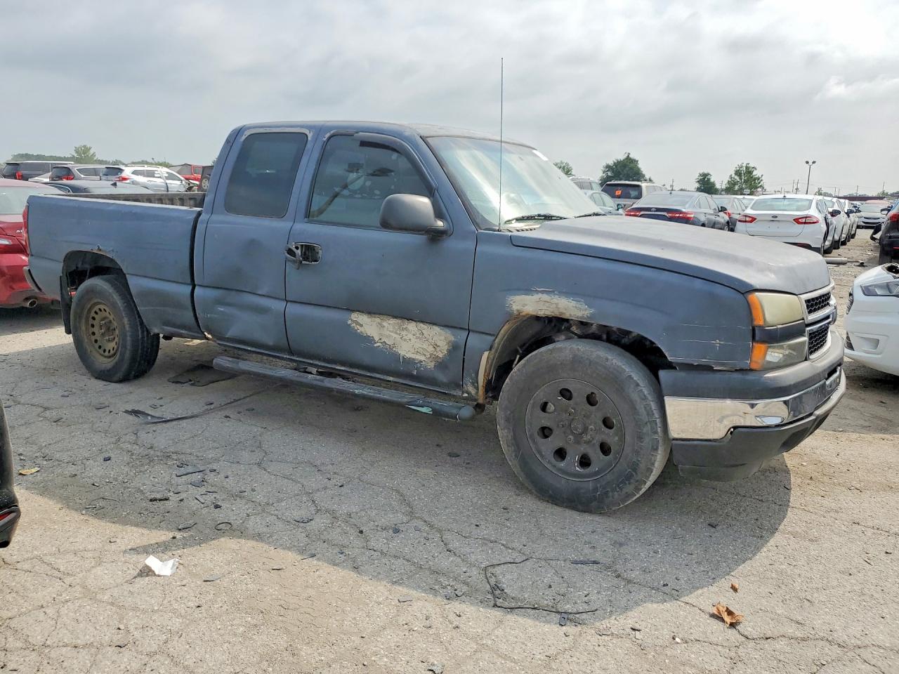 2006 Chevrolet Silverado K1500 Gray vin: 1GCEK19Z96Z107091