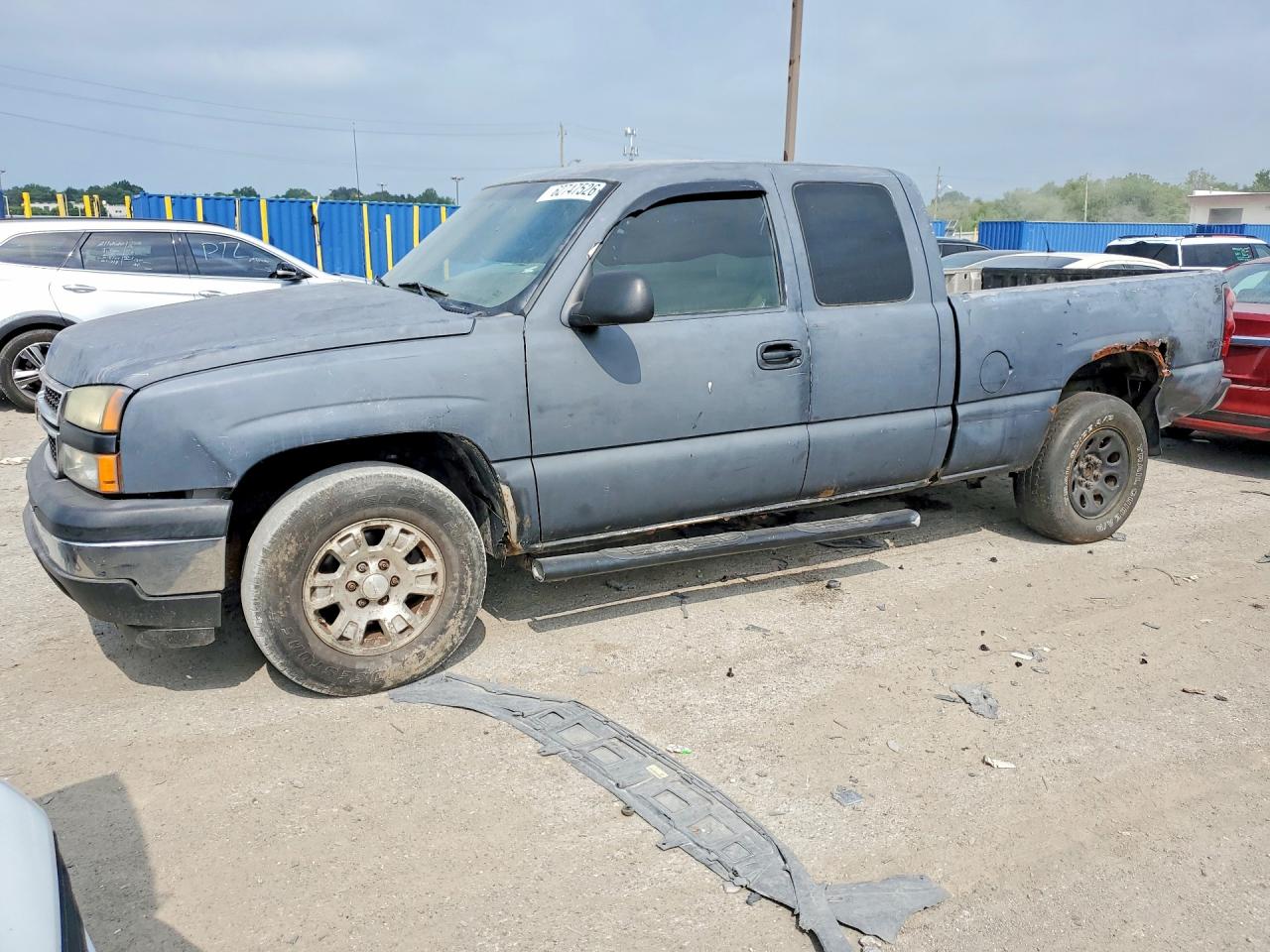 2006 Chevrolet Silverado K1500 Gray vin: 1GCEK19Z96Z107091