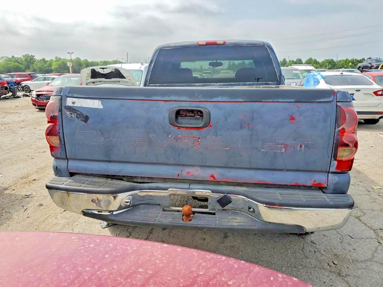 2006 Chevrolet Silverado K1500 Gray vin: 1GCEK19Z96Z107091