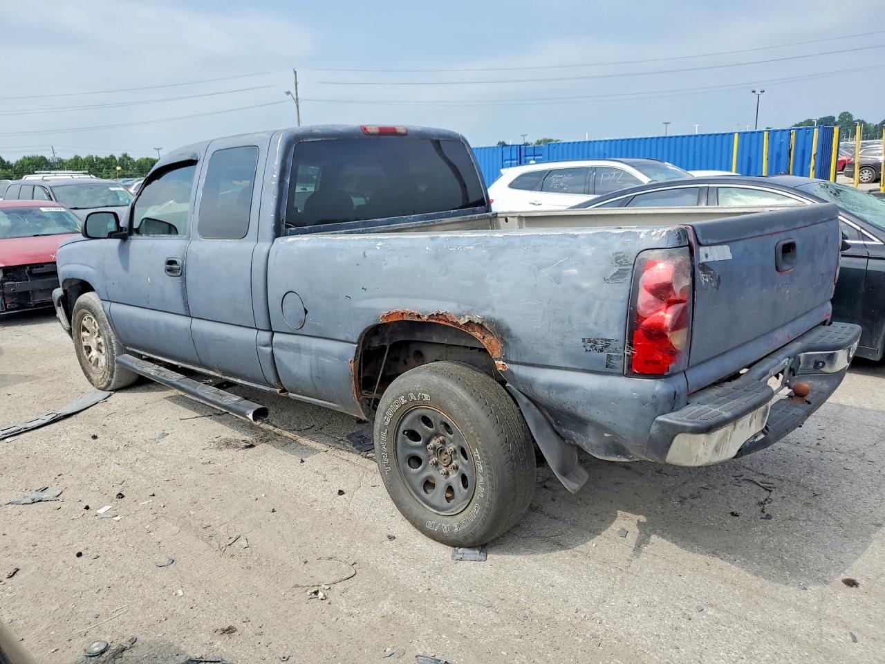 2006 Chevrolet Silverado K1500 Gray vin: 1GCEK19Z96Z107091