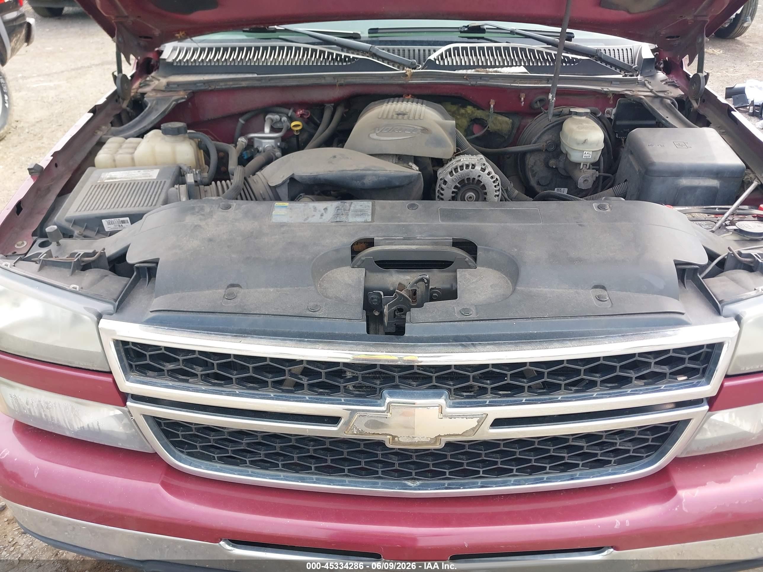 2007 Chevrolet Silverado 1500 Classic Lt1 Red vin: 1GCEK19Z97E153013