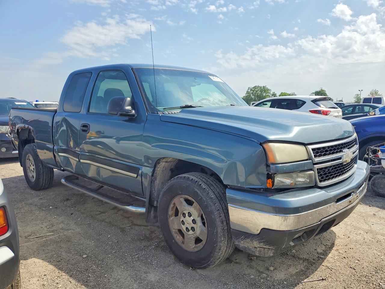 2007 Chevrolet Silverado K1500 Classic Blue vin: 1GCEK19Z97Z101096