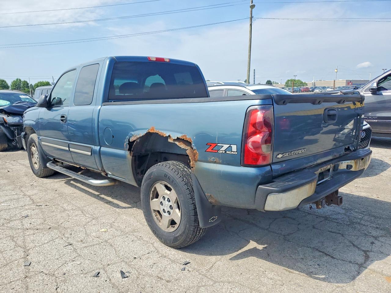 2007 Chevrolet Silverado K1500 Classic Blue vin: 1GCEK19Z97Z101096