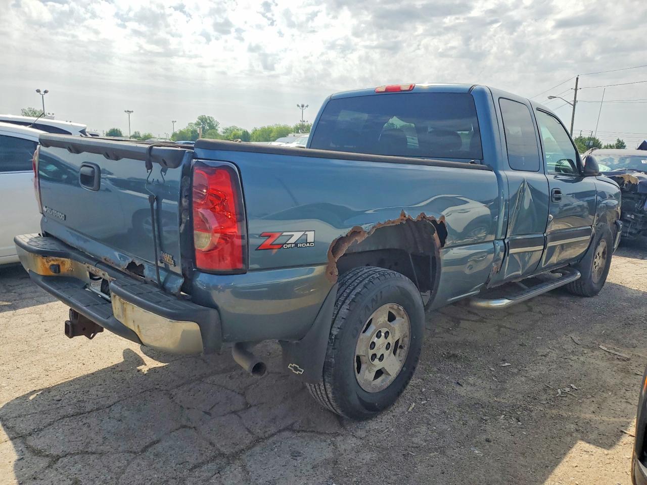 2007 Chevrolet Silverado K1500 Classic Blue vin: 1GCEK19Z97Z101096