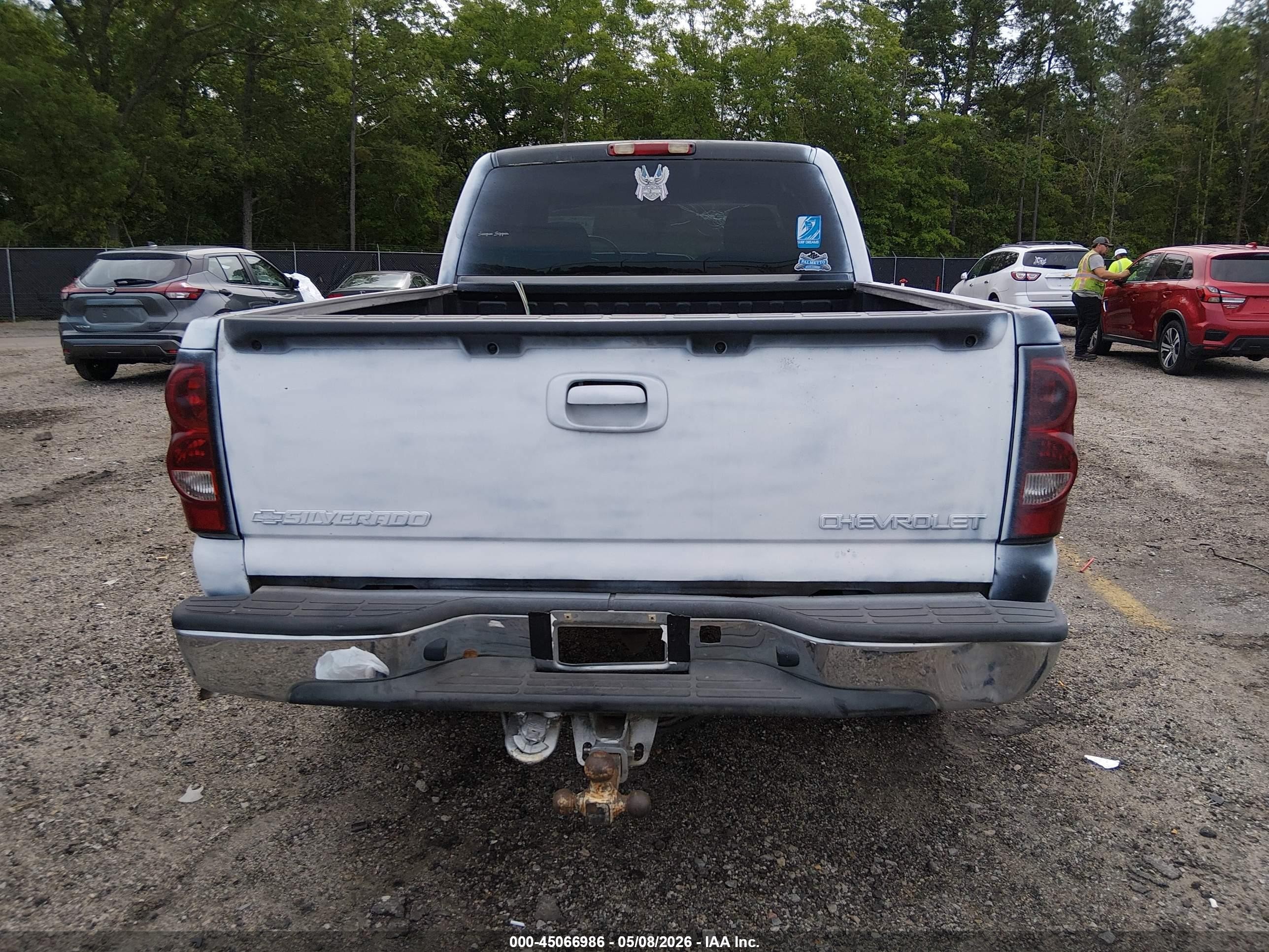 2005 Chevrolet Silverado 1500 Z71 Белый vin: 1GCEK19ZX5Z170120