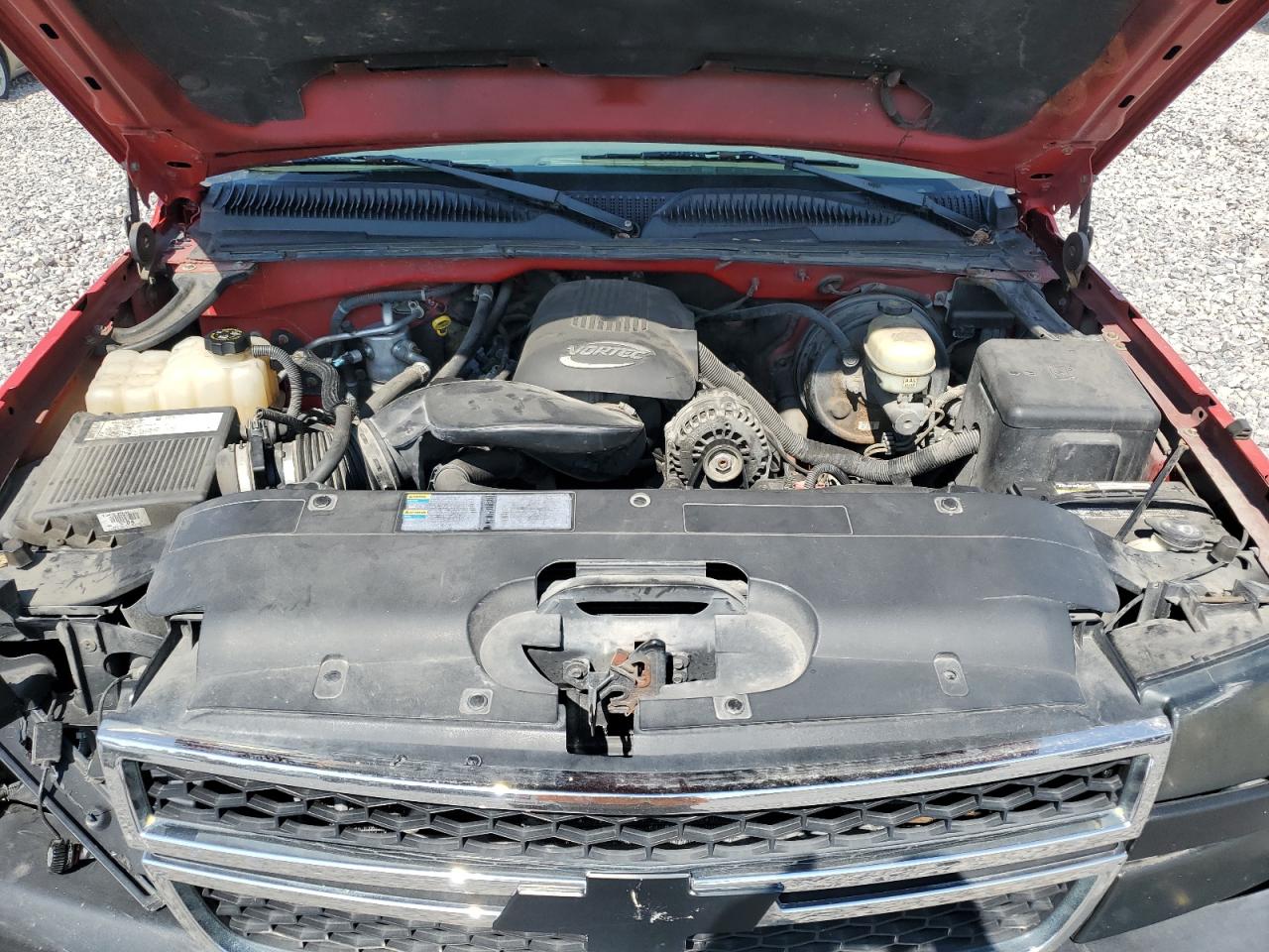 2006 Chevrolet Silverado K1500 Red vin: 1GCEK19ZX6Z226753