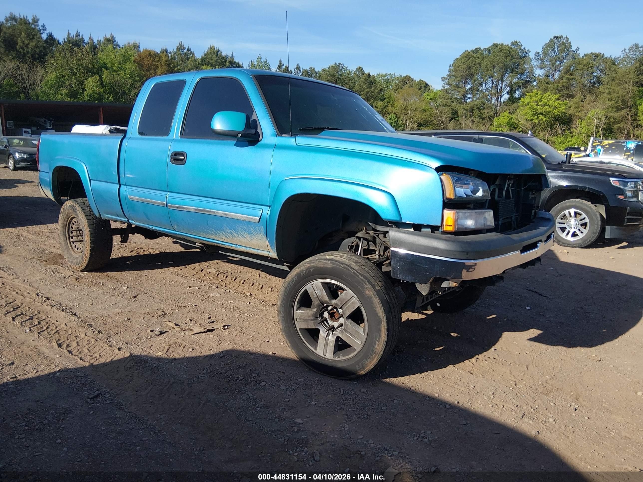 2006 Chevrolet Silverado 1500 Lt1 Blue vin: 1GCEK19ZX6Z277668
