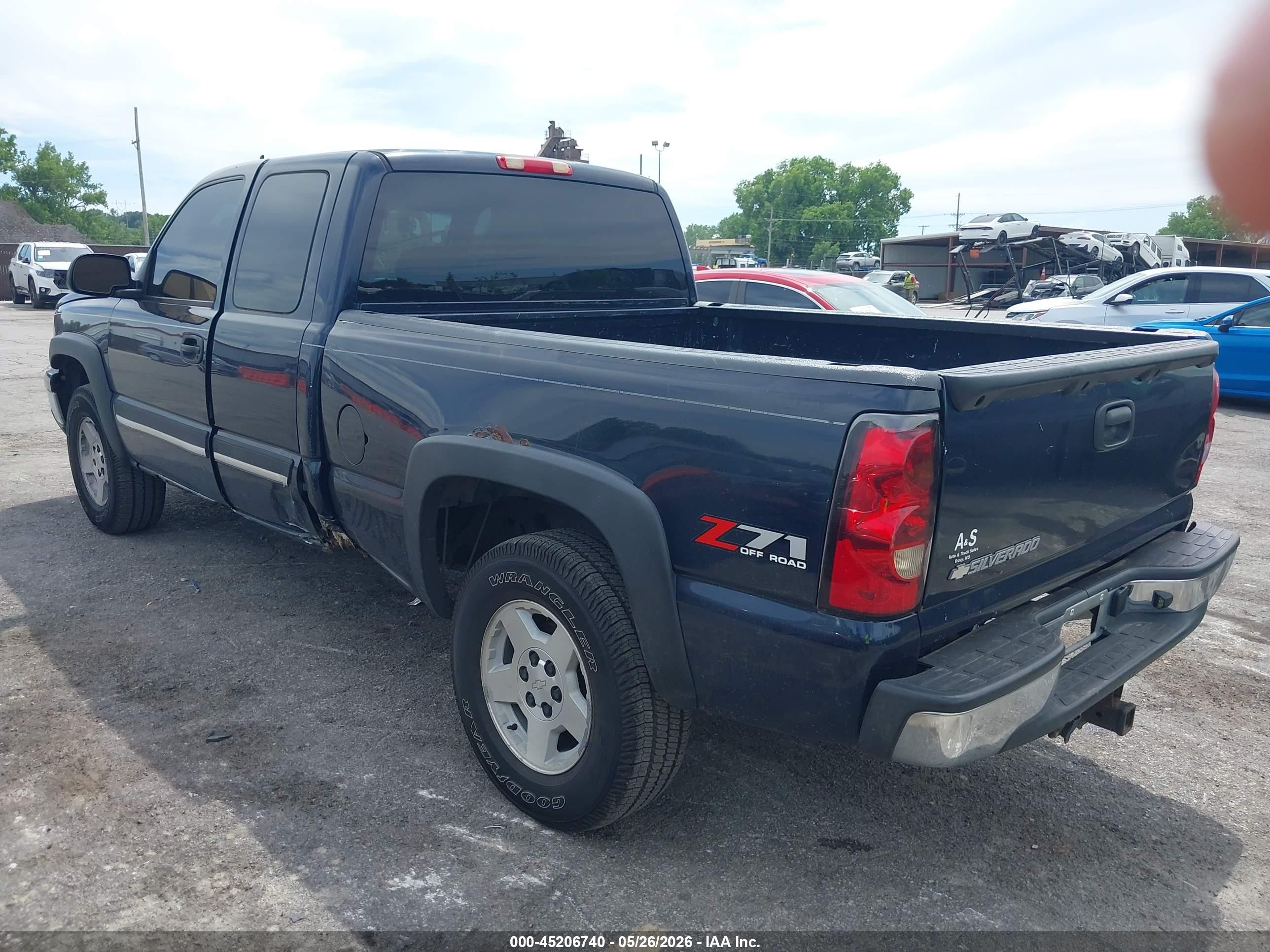 2007 Chevrolet Silverado 1500 Classic Lt2 Синий vin: 1GCEK19ZX7Z195151