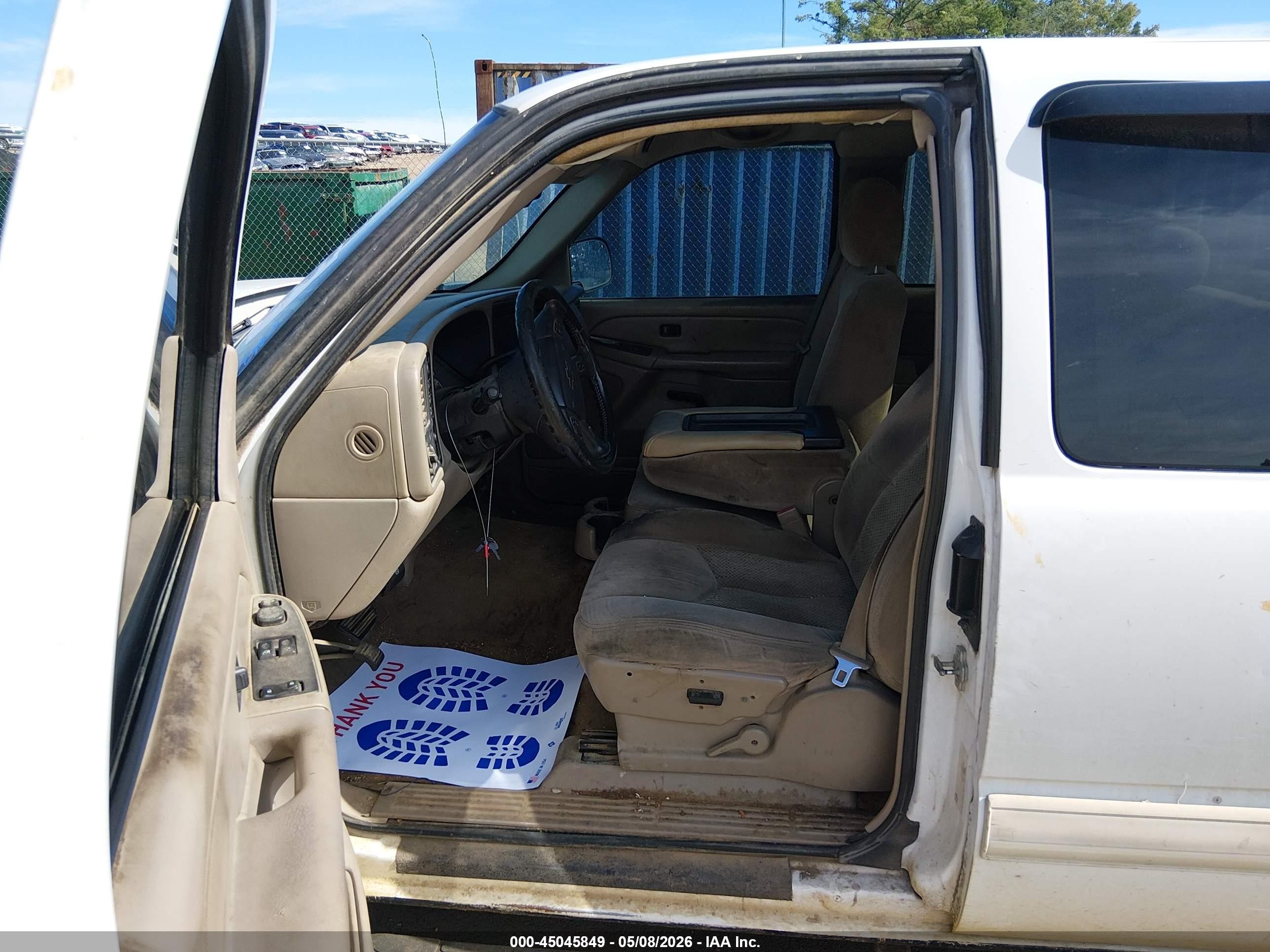 2007 Chevrolet Silverado 1500 Classic Lt1 White vin: 1GCEK19ZX7Z205015