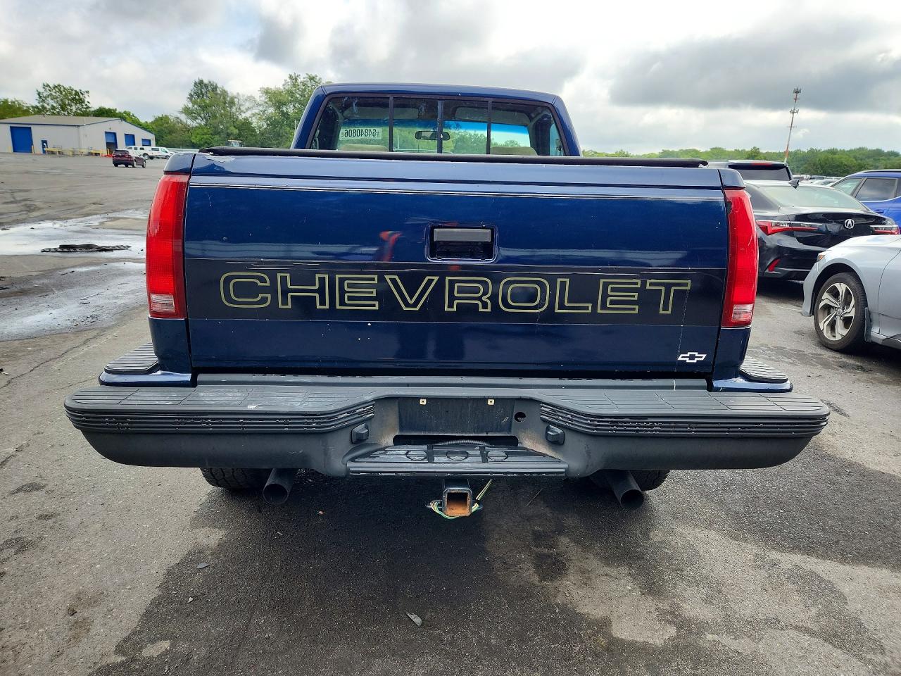 1993 Chevrolet Gmt-400 K1500 Blue vin: 1GCEK1FK8PZ143267