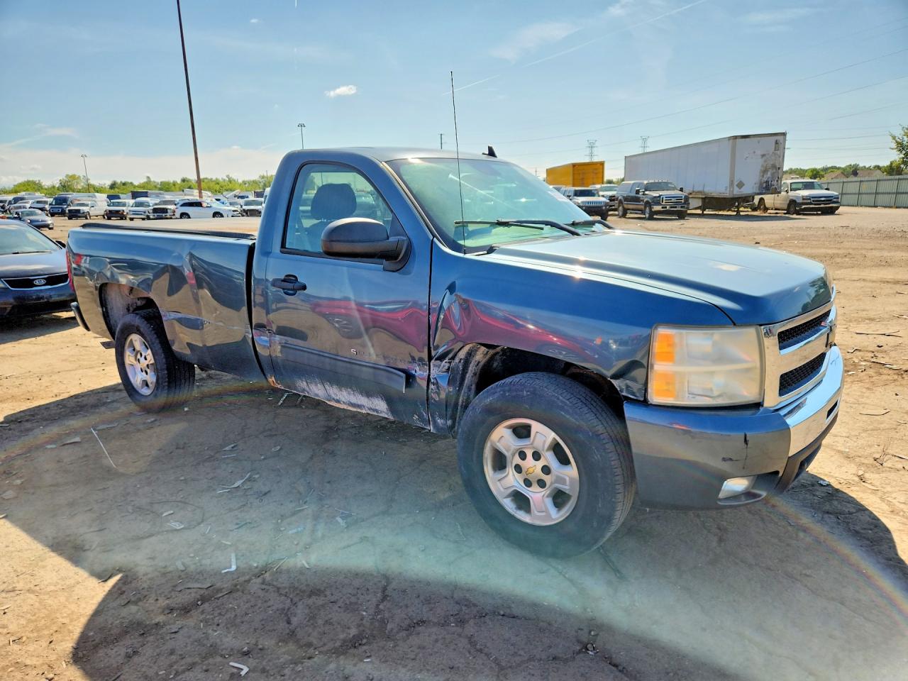 2009 Chevrolet Silverado K1500 Lt Blue vin: 1GCEK24J69Z122711