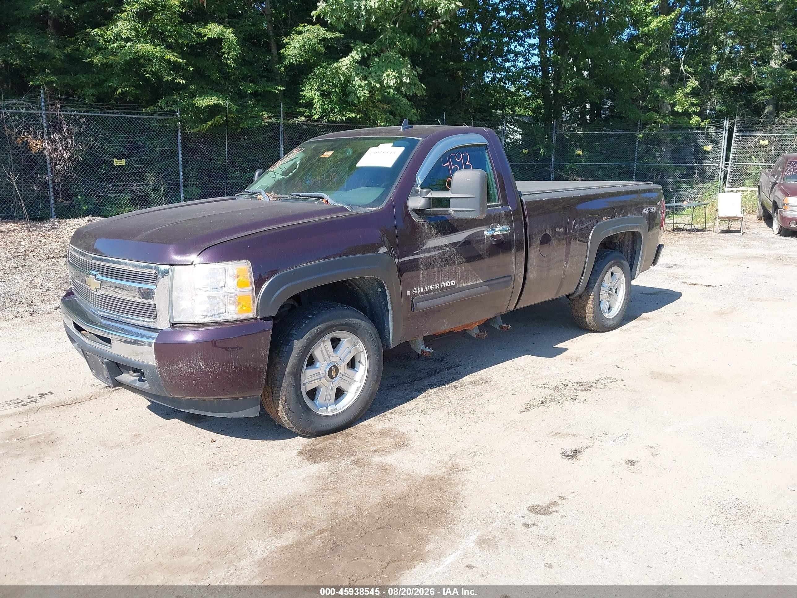 2009 Chevrolet Silverado 1500 Lt Burgundy vin: 1GCEK24JX9Z189652