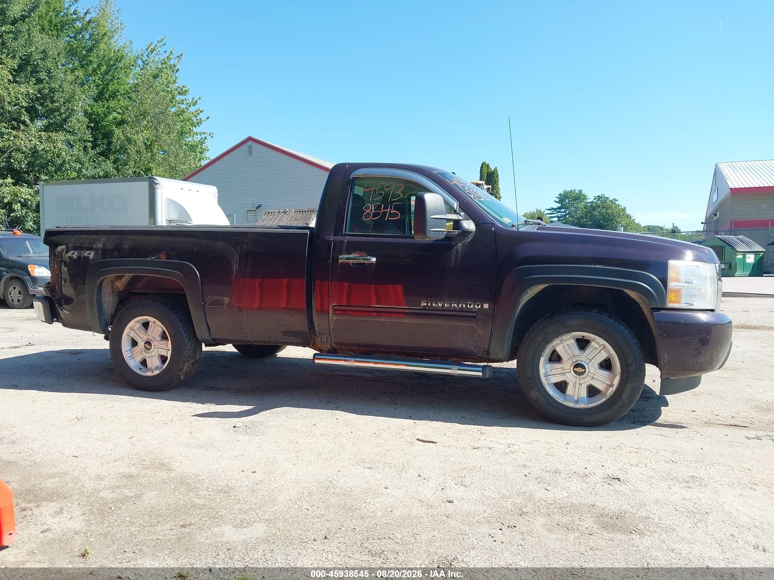 2009 Chevrolet Silverado 1500 Lt Burgundy vin: 1GCEK24JX9Z189652
