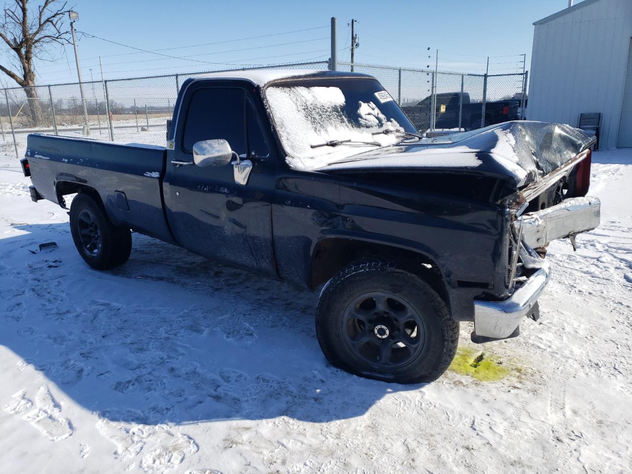 1985 Chevrolet K20  Black vin: 1GCEK24L6FF390737