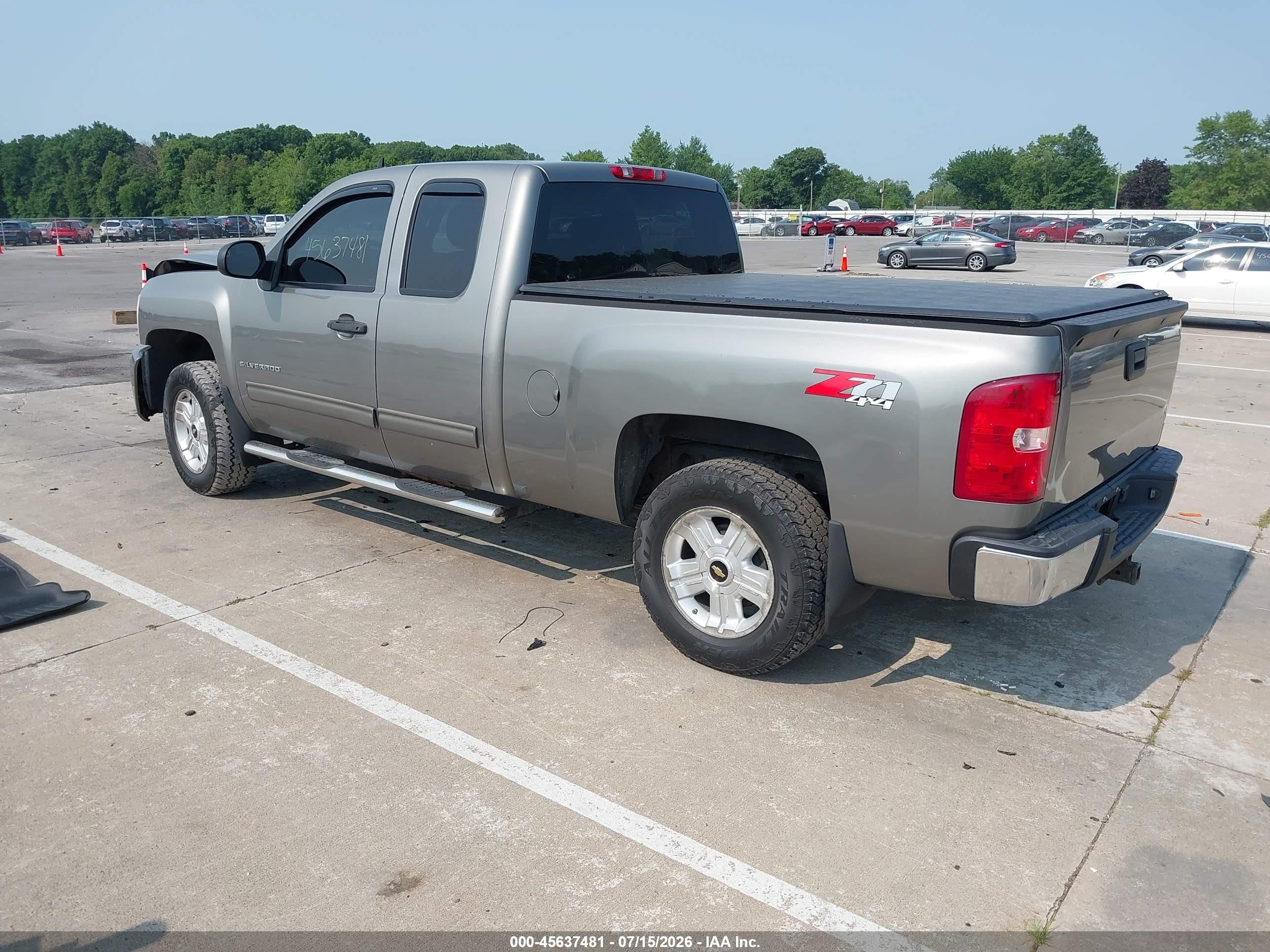 2009 Chevrolet Silverado 1500 Lt Gray vin: 1GCEK29009Z125880