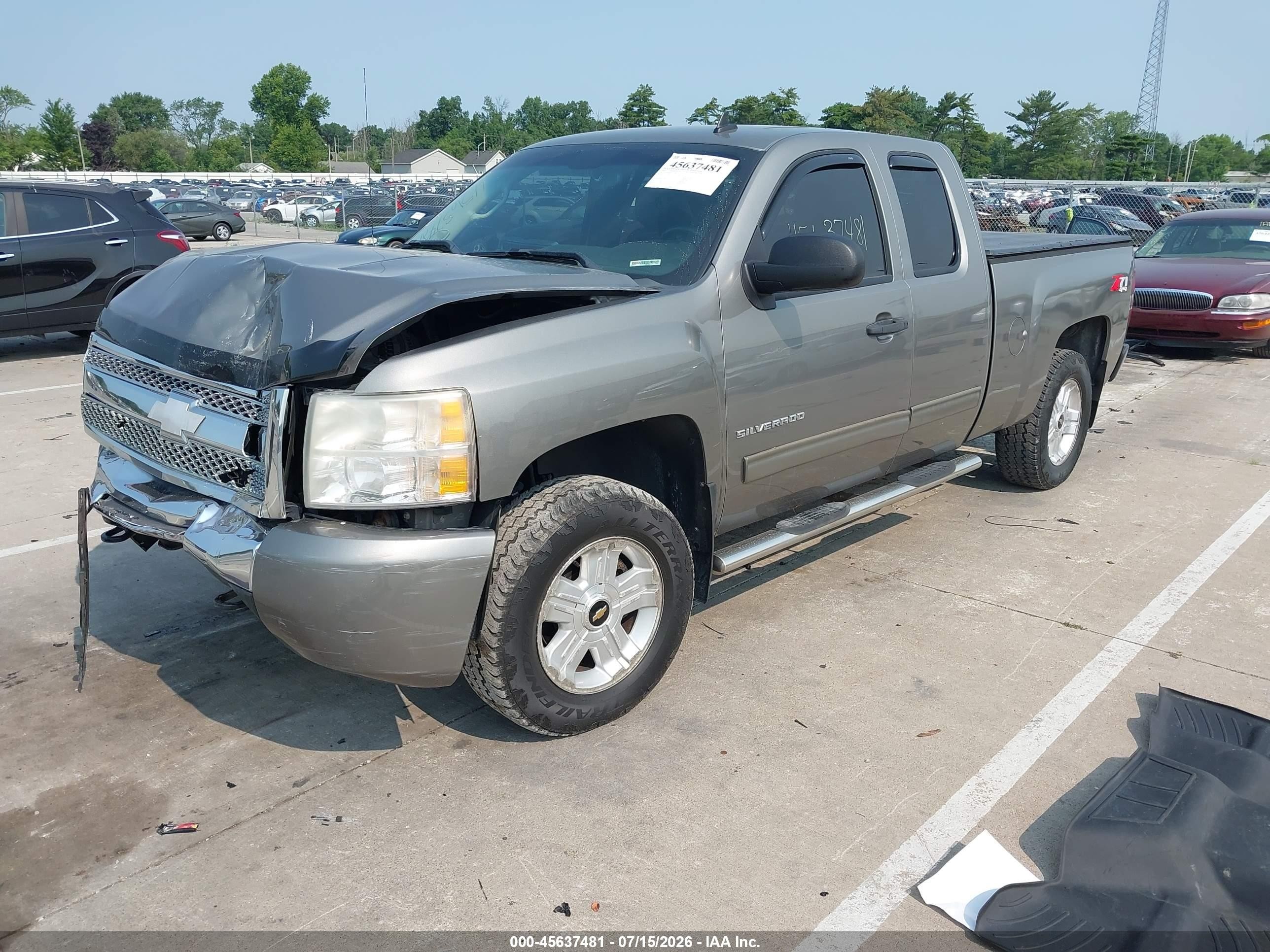 2009 Chevrolet Silverado 1500 Lt Gray vin: 1GCEK29009Z125880