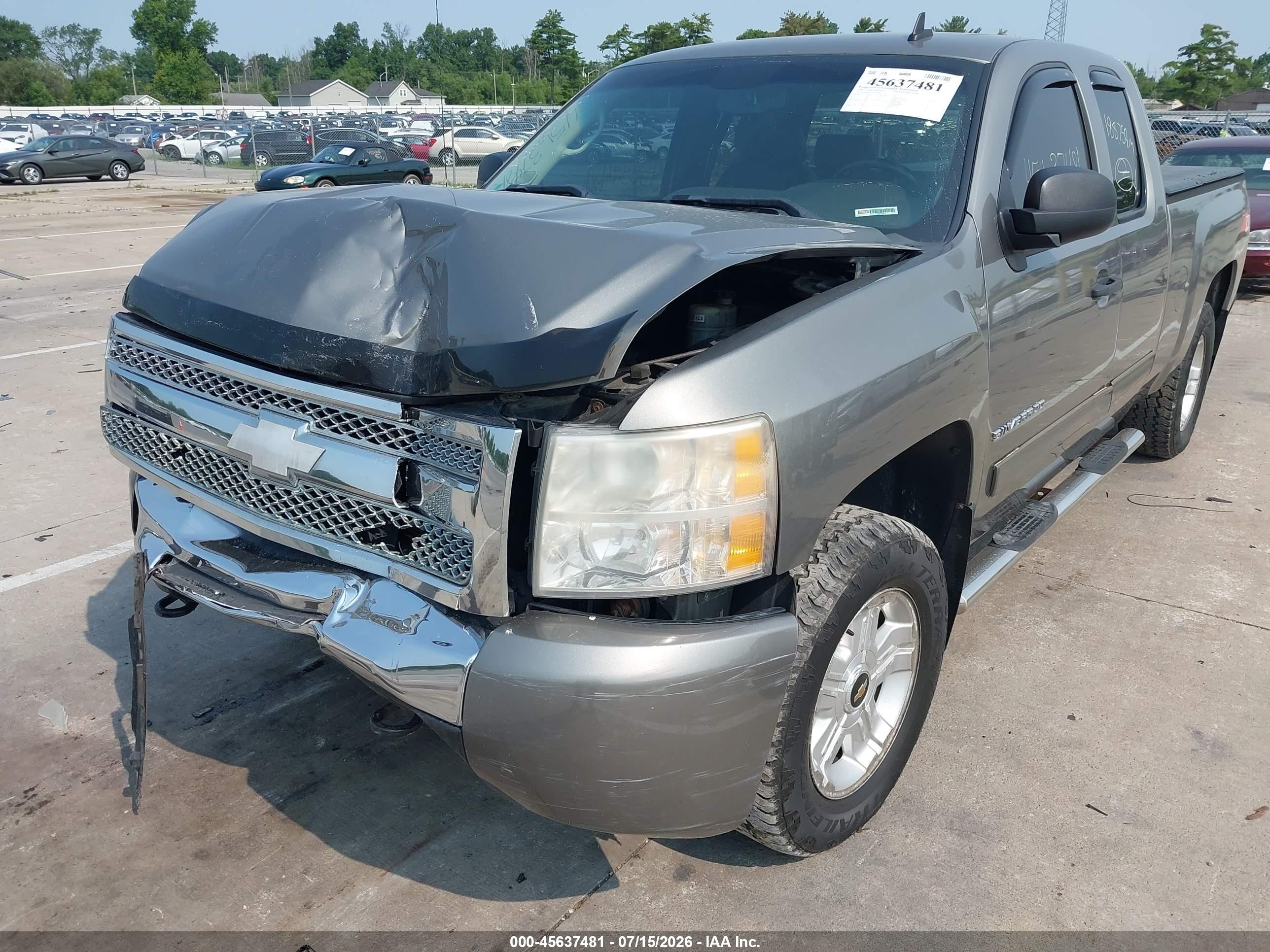 2009 Chevrolet Silverado 1500 Lt Gray vin: 1GCEK29009Z125880