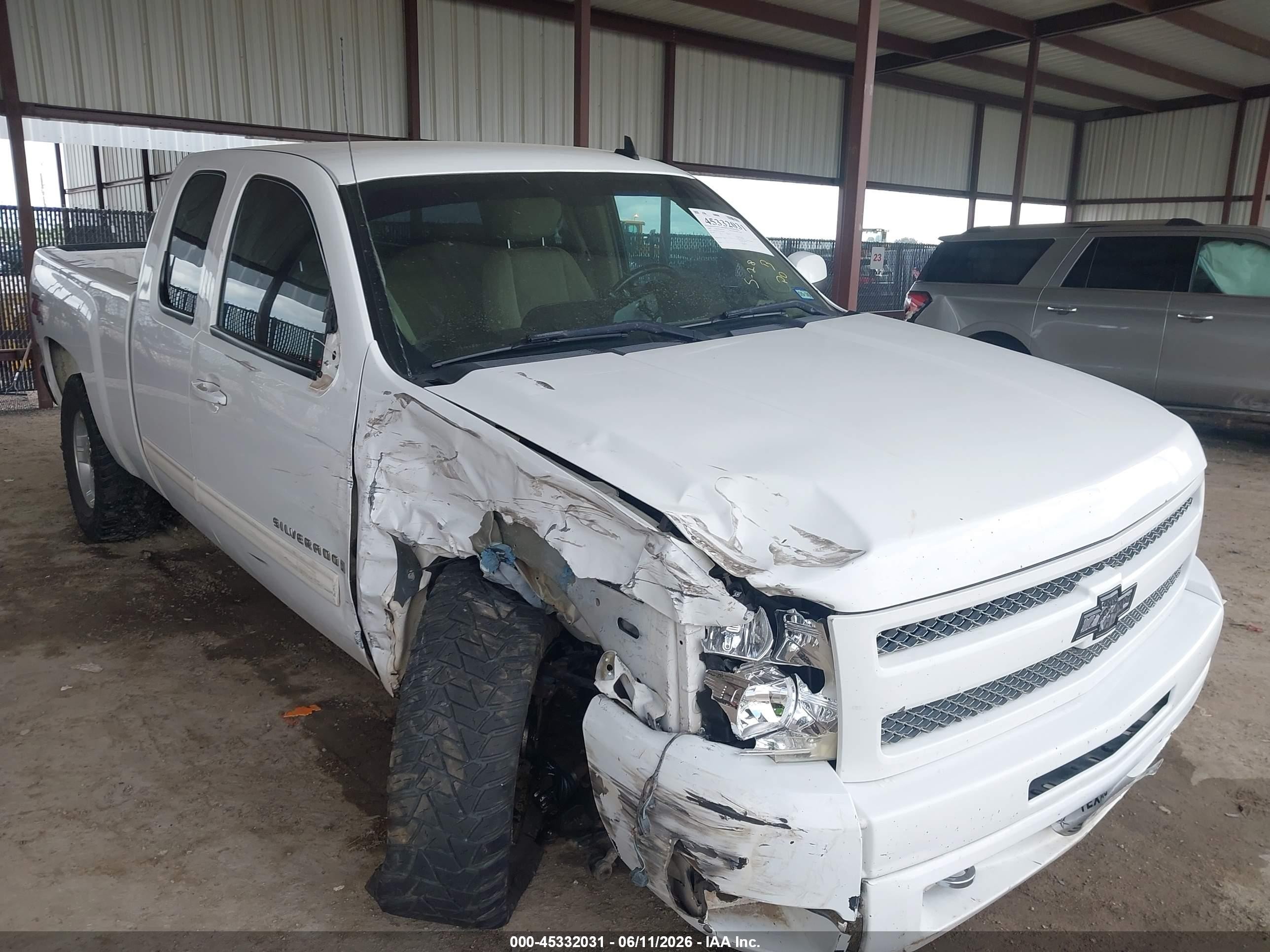 2009 Chevrolet Silverado 1500 Lt White vin: 1GCEK29009Z253486