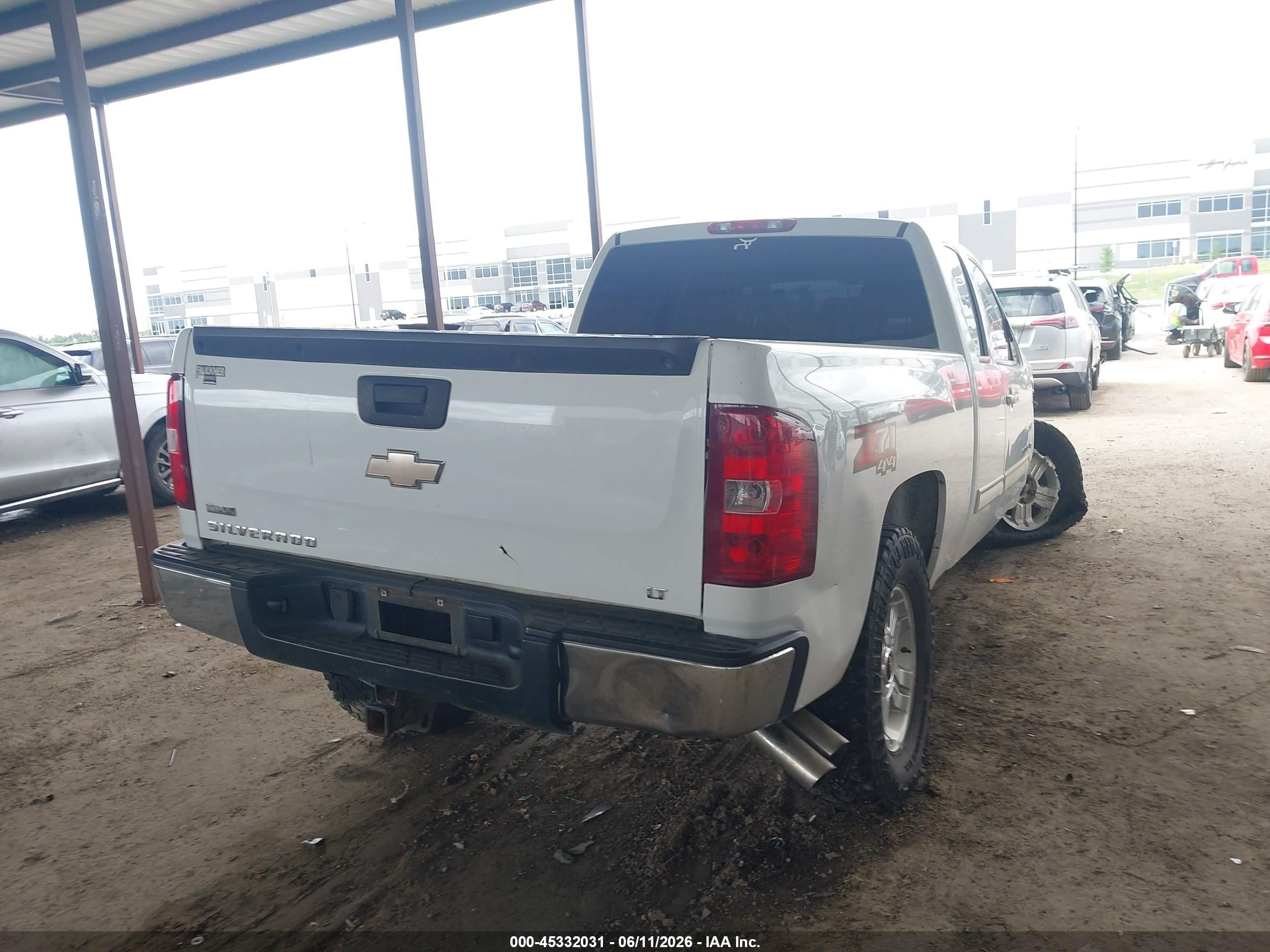 2009 Chevrolet Silverado 1500 Lt White vin: 1GCEK29009Z253486