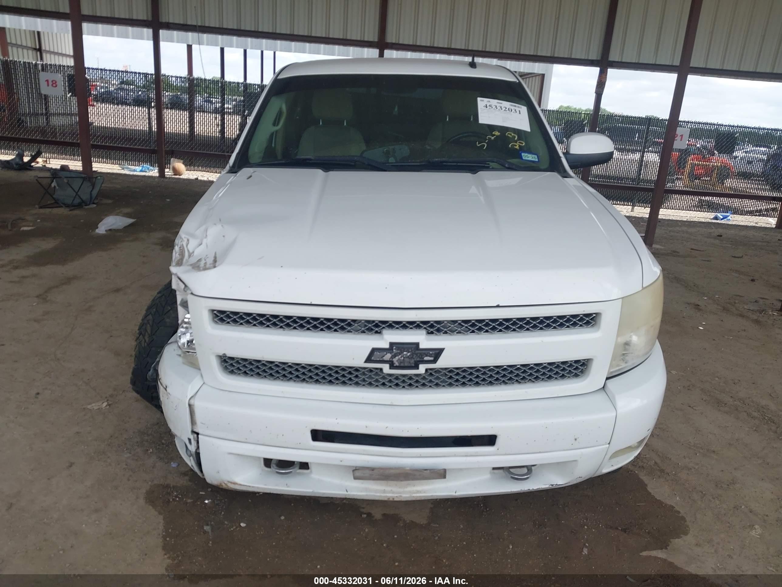 2009 Chevrolet Silverado 1500 Lt White vin: 1GCEK29009Z253486