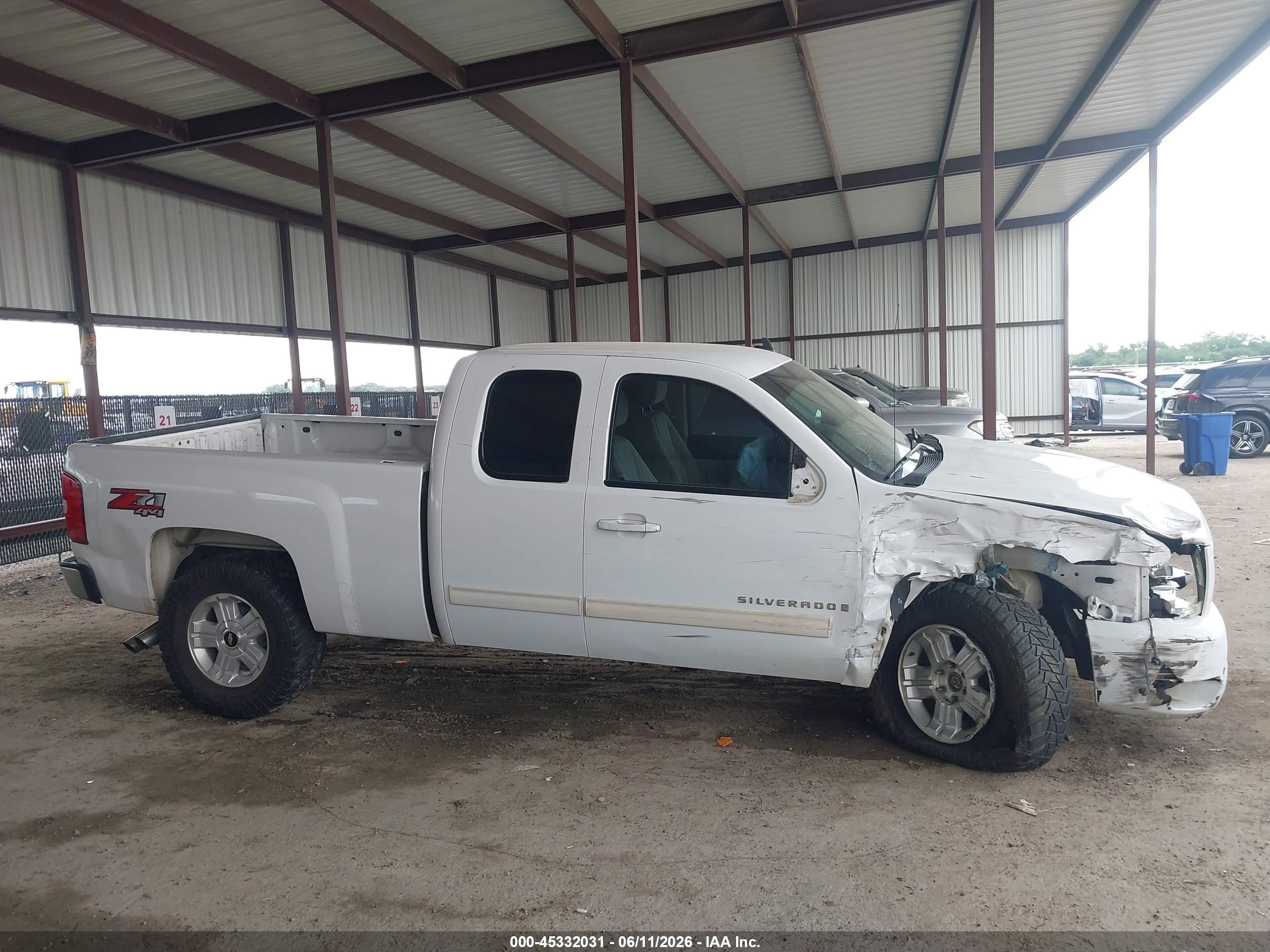 2009 Chevrolet Silverado 1500 Lt White vin: 1GCEK29009Z253486