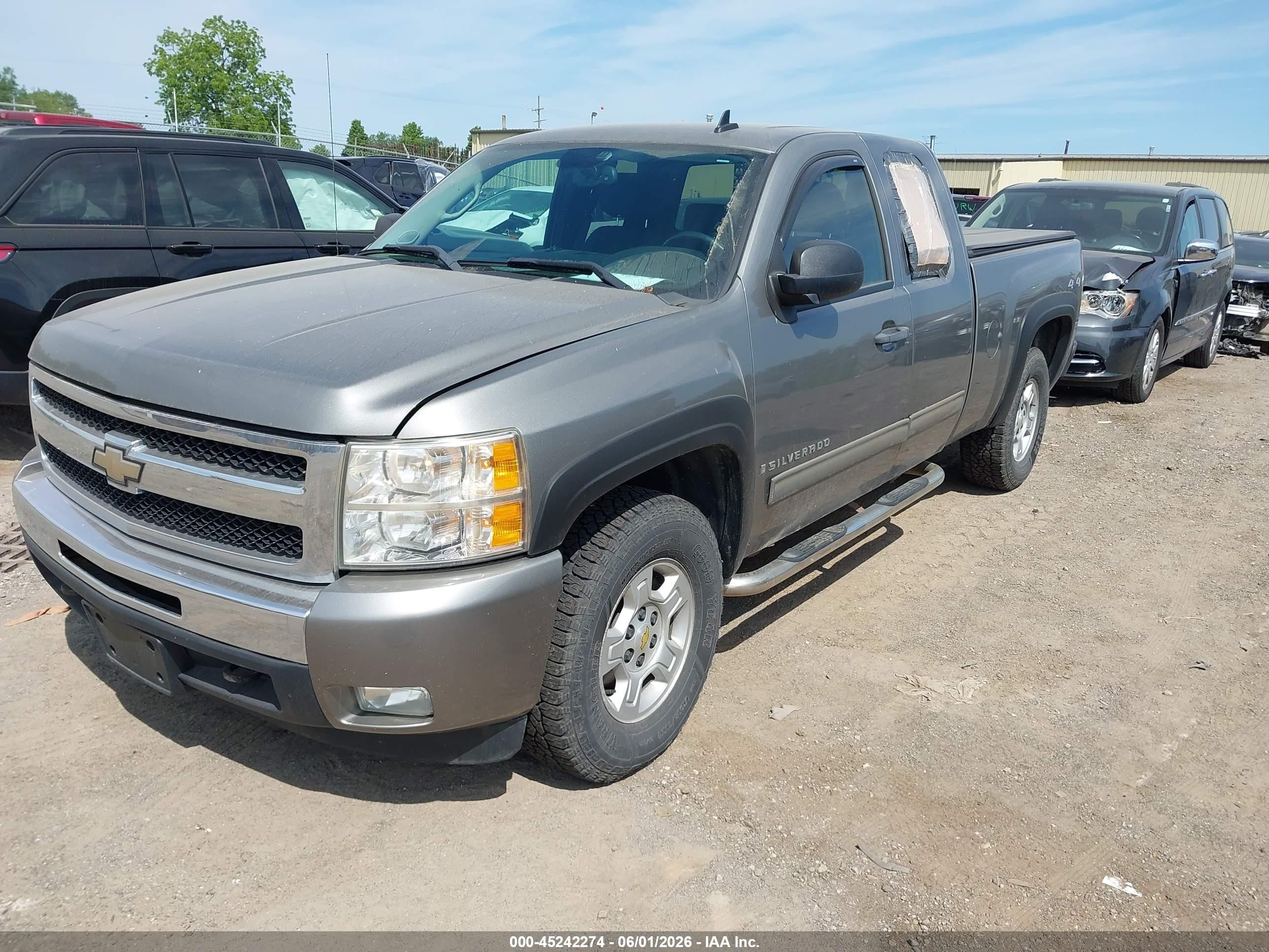2009 Chevrolet Silverado 1500 Lt Gray vin: 1GCEK29019Z105914