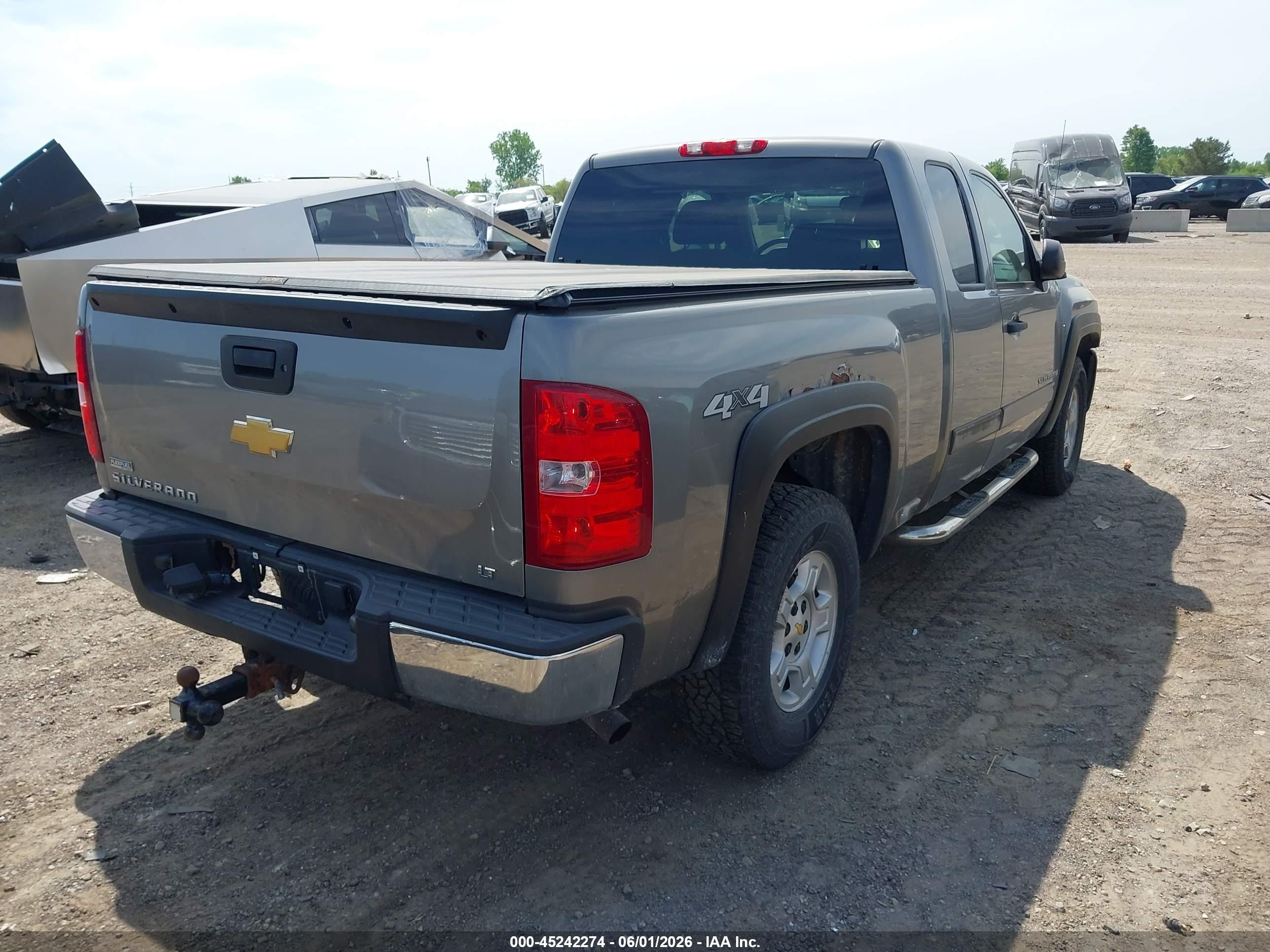 2009 Chevrolet Silverado 1500 Lt Gray vin: 1GCEK29019Z105914