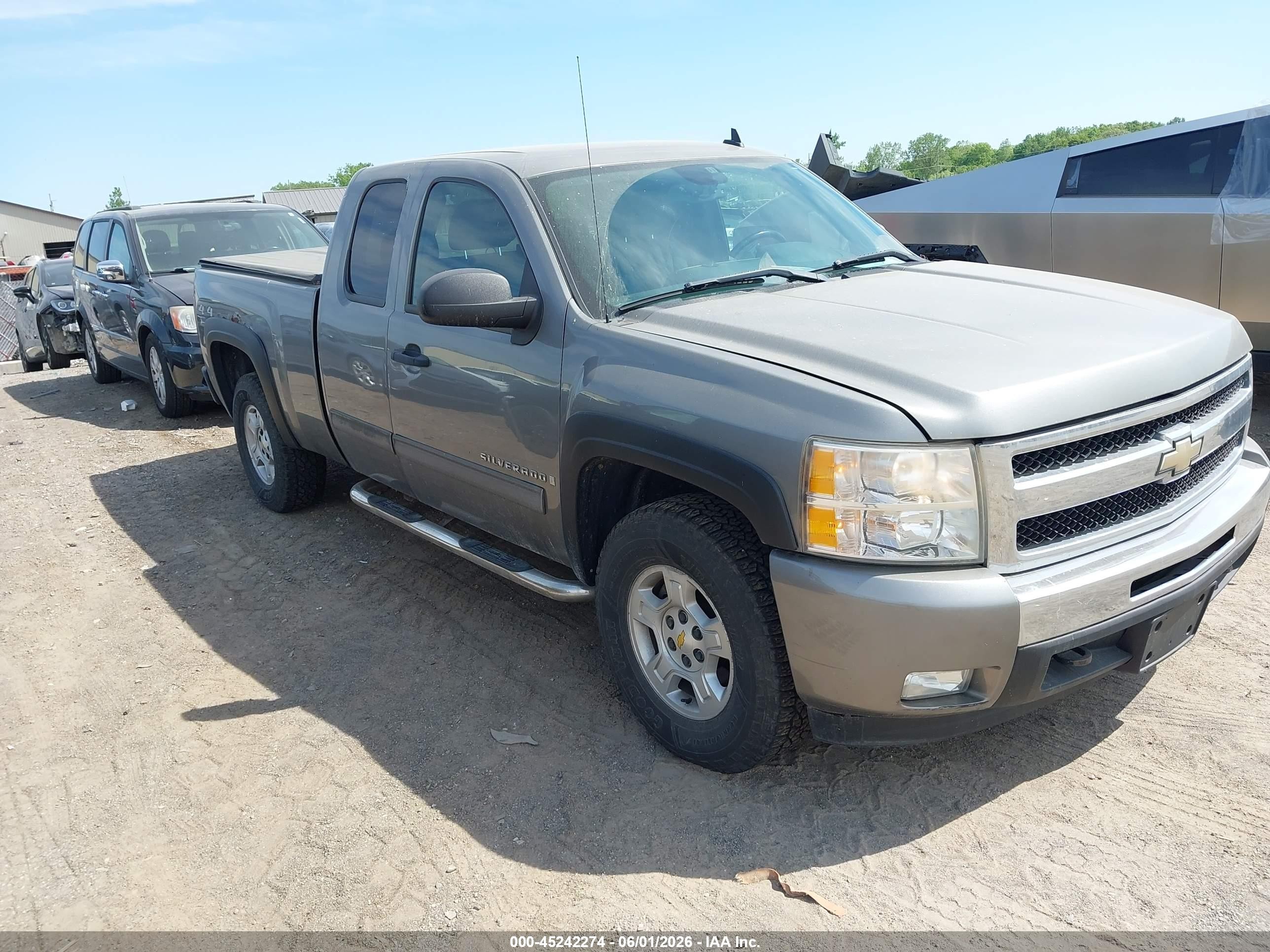 2009 Chevrolet Silverado 1500 Lt Gray vin: 1GCEK29019Z105914