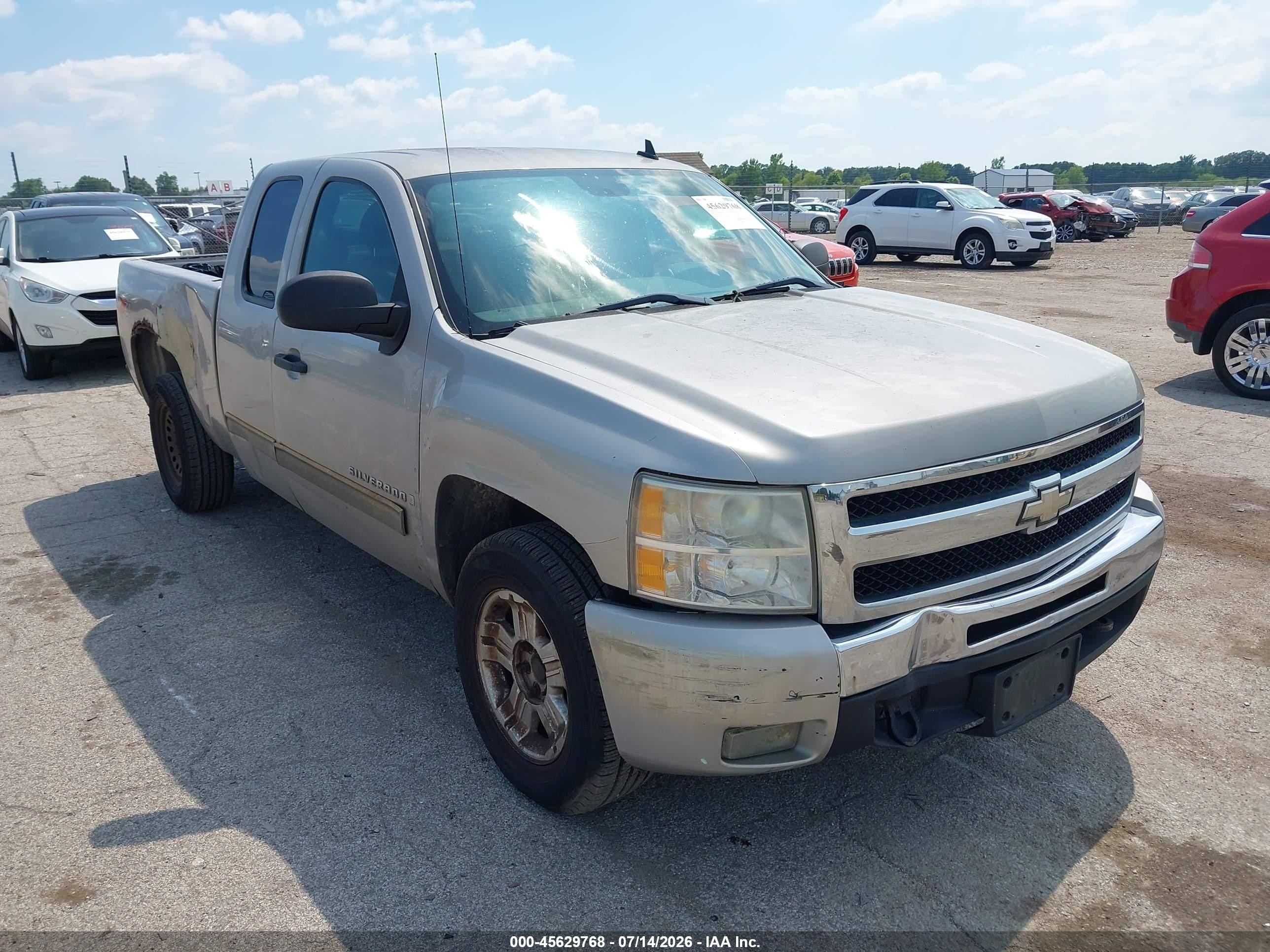 2009 Chevrolet Silverado 1500 Lt Beige vin: 1GCEK29019Z152490