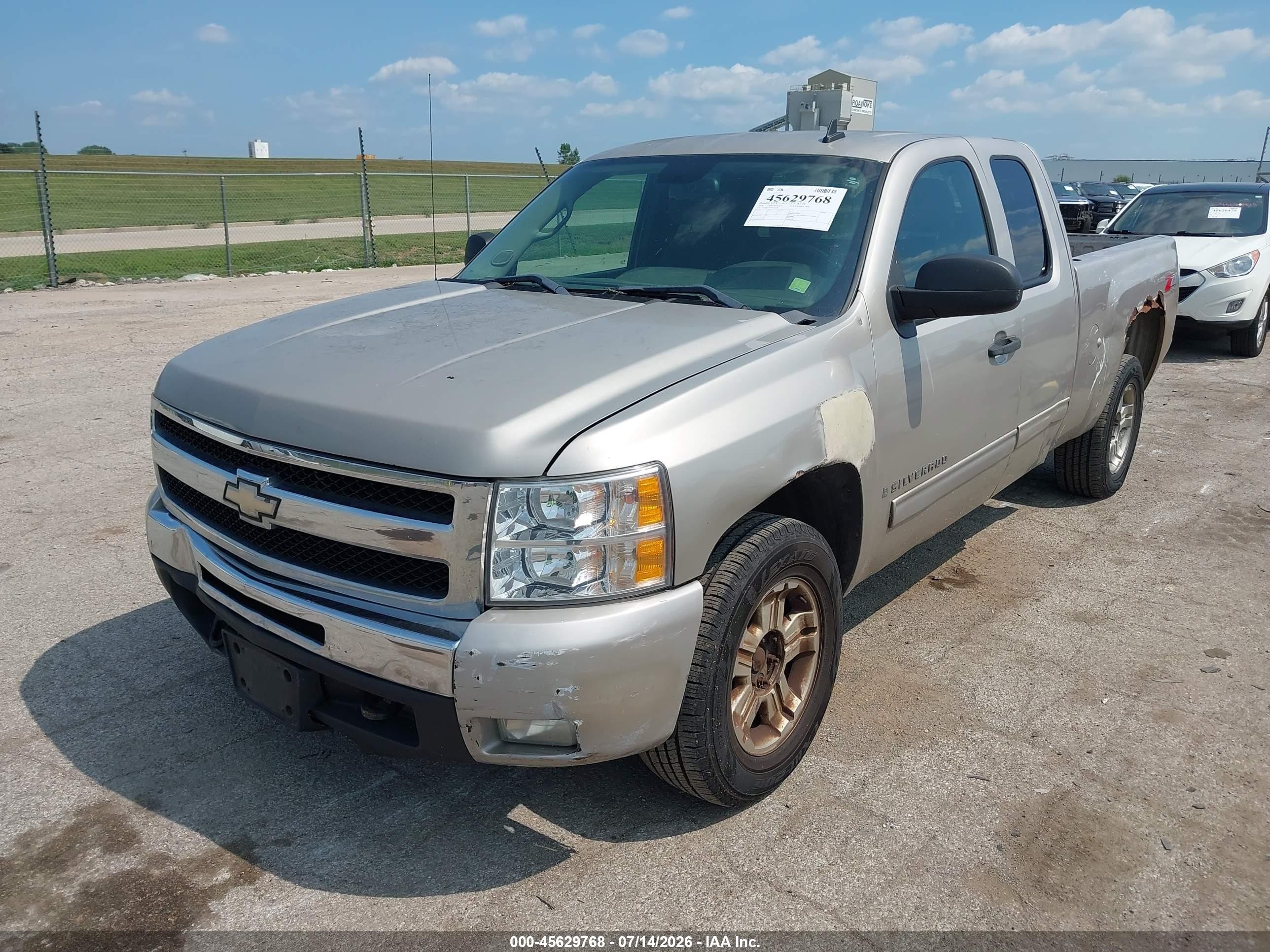 2009 Chevrolet Silverado 1500 Lt Beige vin: 1GCEK29019Z152490