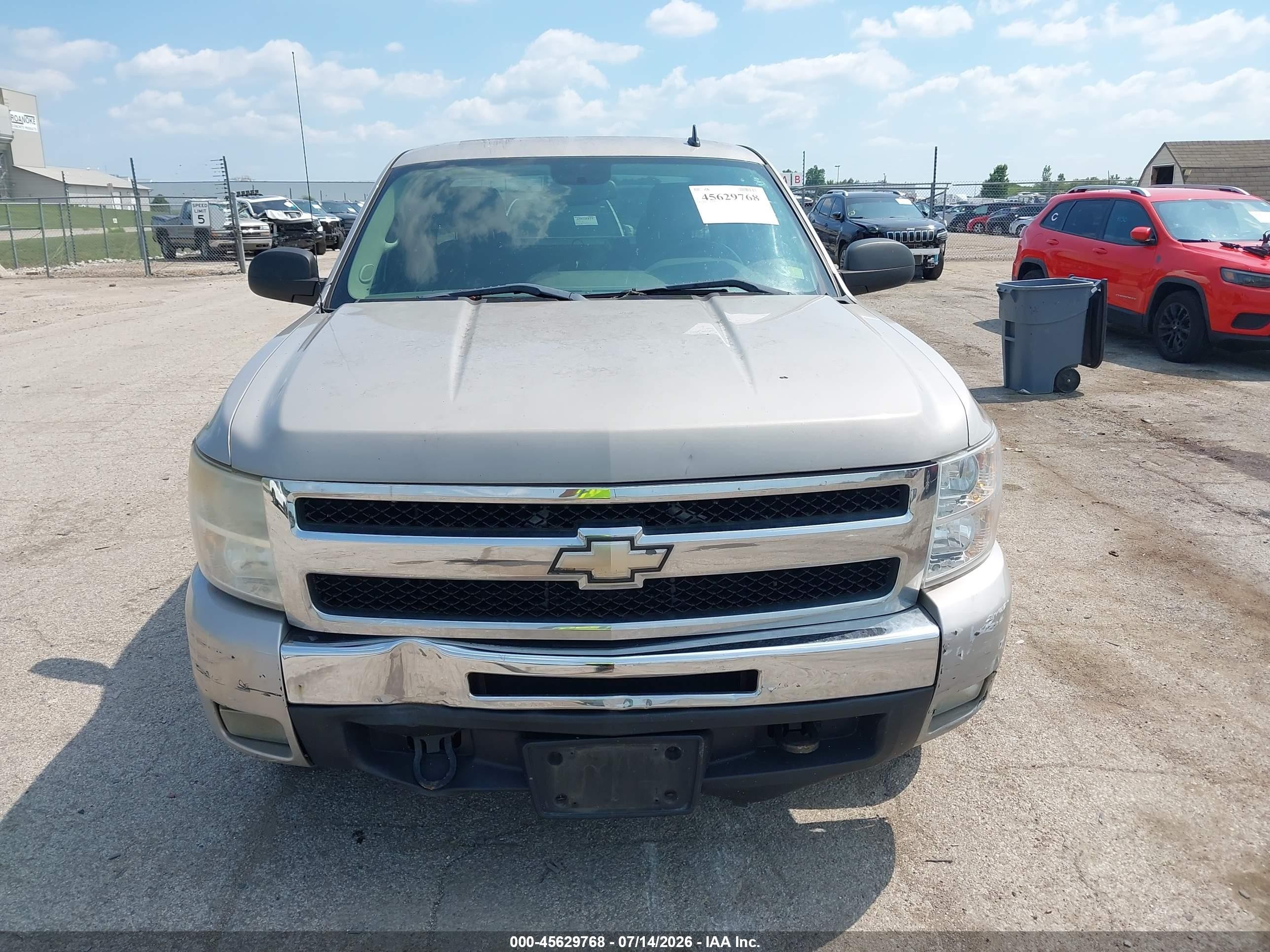 2009 Chevrolet Silverado 1500 Lt Beige vin: 1GCEK29019Z152490
