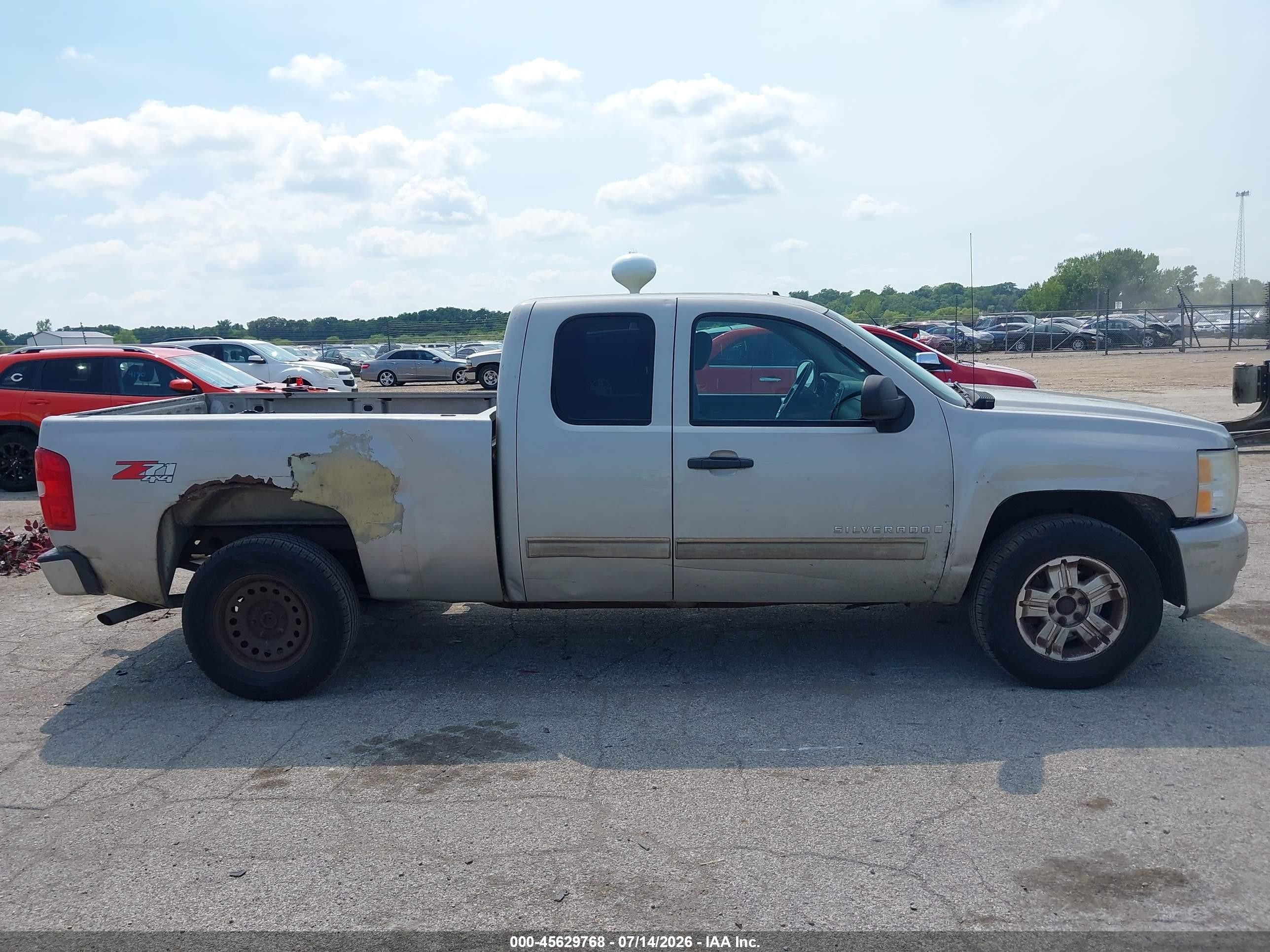2009 Chevrolet Silverado 1500 Lt Beige vin: 1GCEK29019Z152490