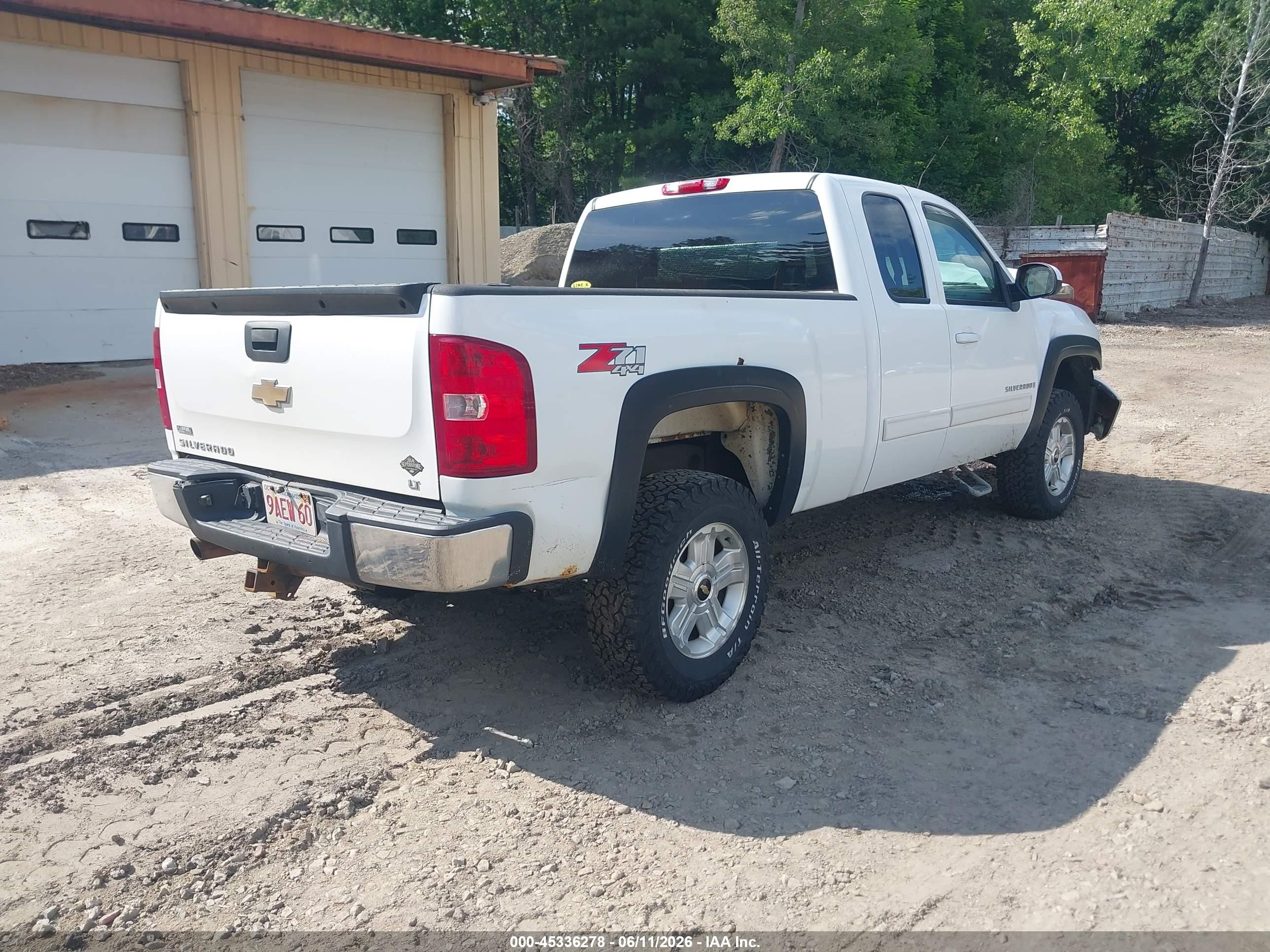 2009 Chevrolet Silverado 1500 Lt Белый vin: 1GCEK29019Z221730