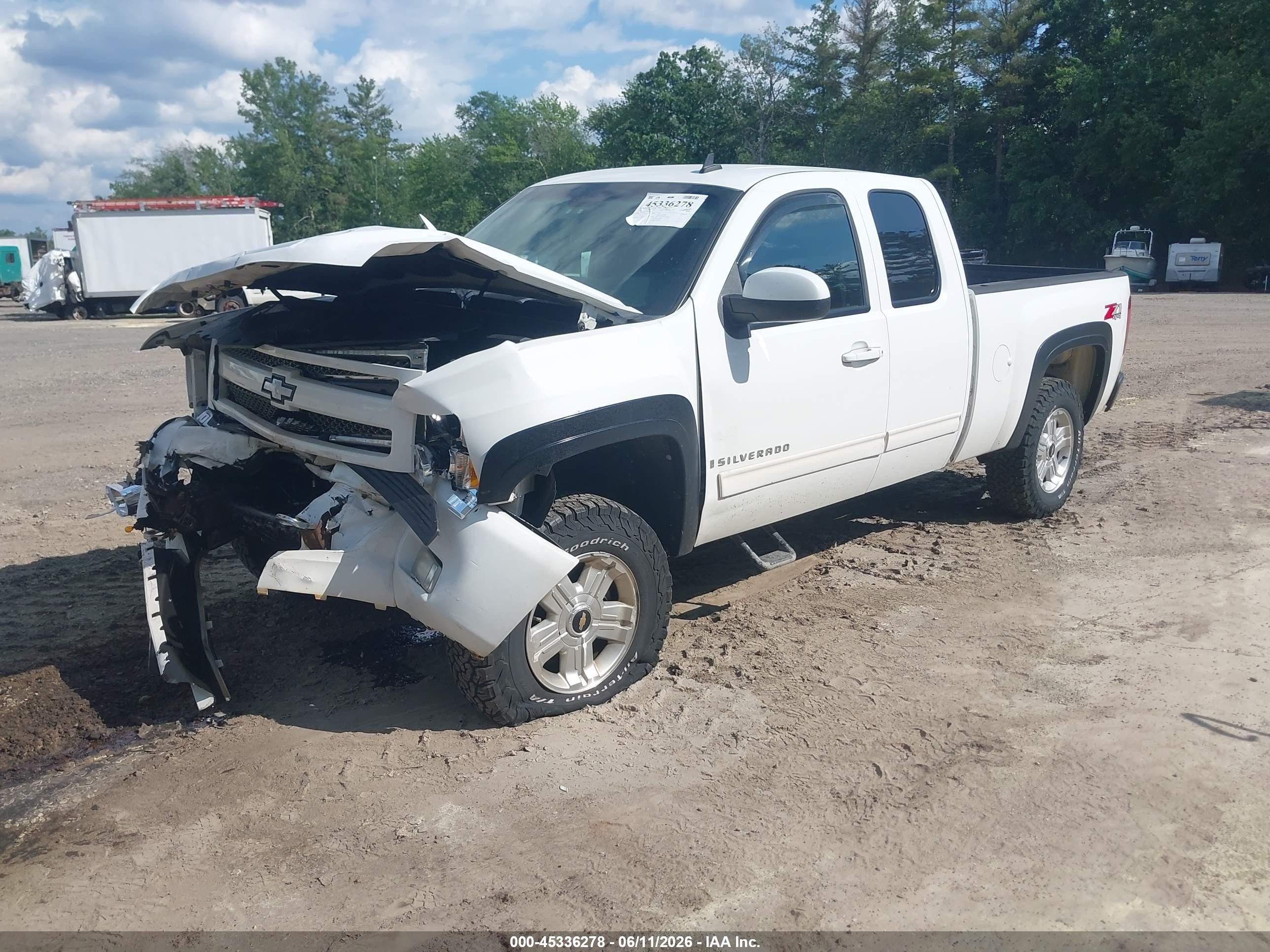 2009 Chevrolet Silverado 1500 Lt Белый vin: 1GCEK29019Z221730