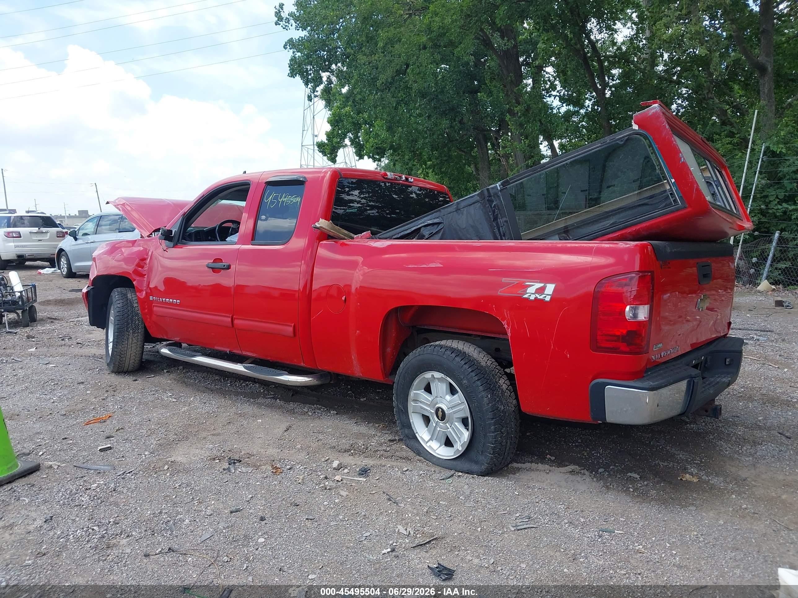 2009 Chevrolet Silverado 1500 Lt Красный vin: 1GCEK29019Z252878