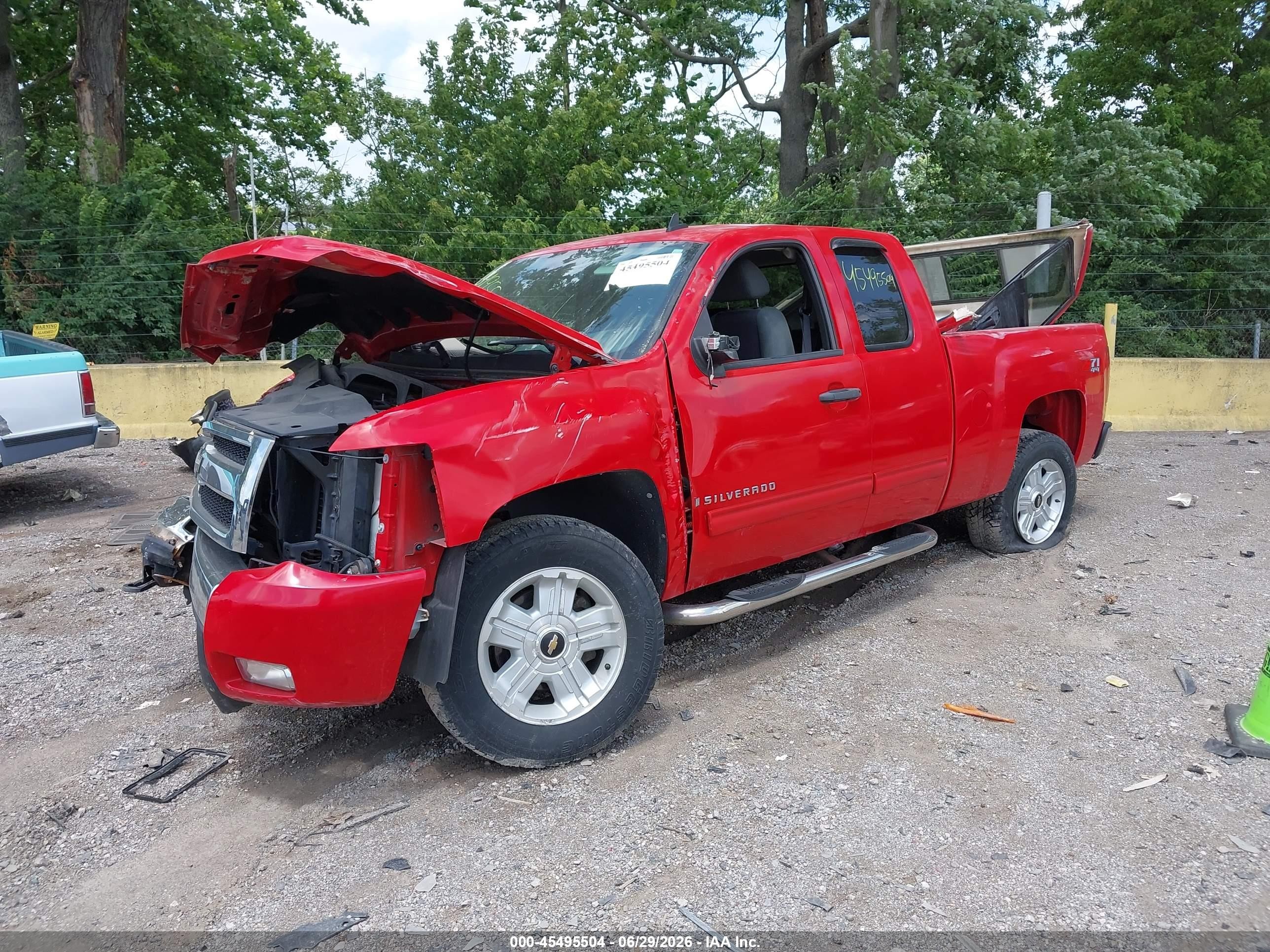 2009 Chevrolet Silverado 1500 Lt Красный vin: 1GCEK29019Z252878
