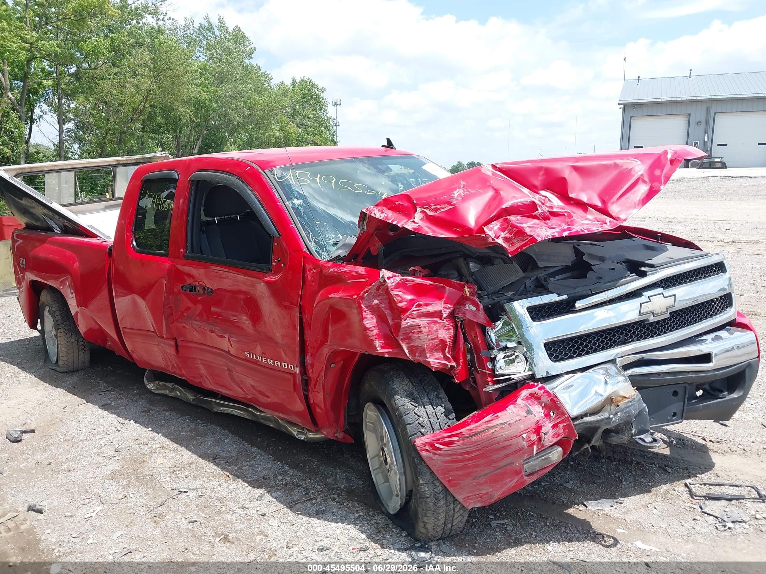 2009 Chevrolet Silverado 1500 Lt Красный vin: 1GCEK29019Z252878