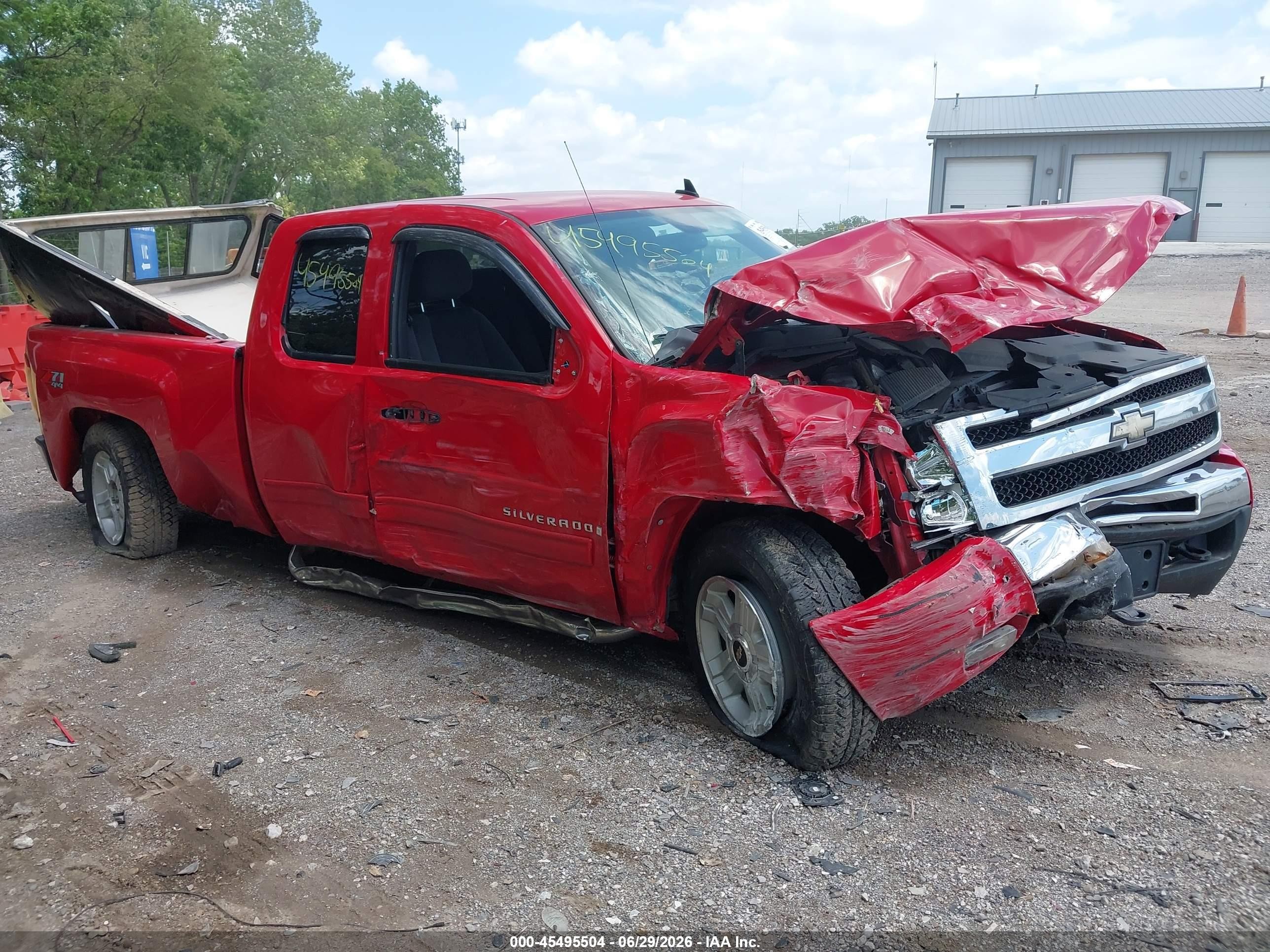 2009 Chevrolet Silverado 1500 Lt Red vin: 1GCEK29019Z252878