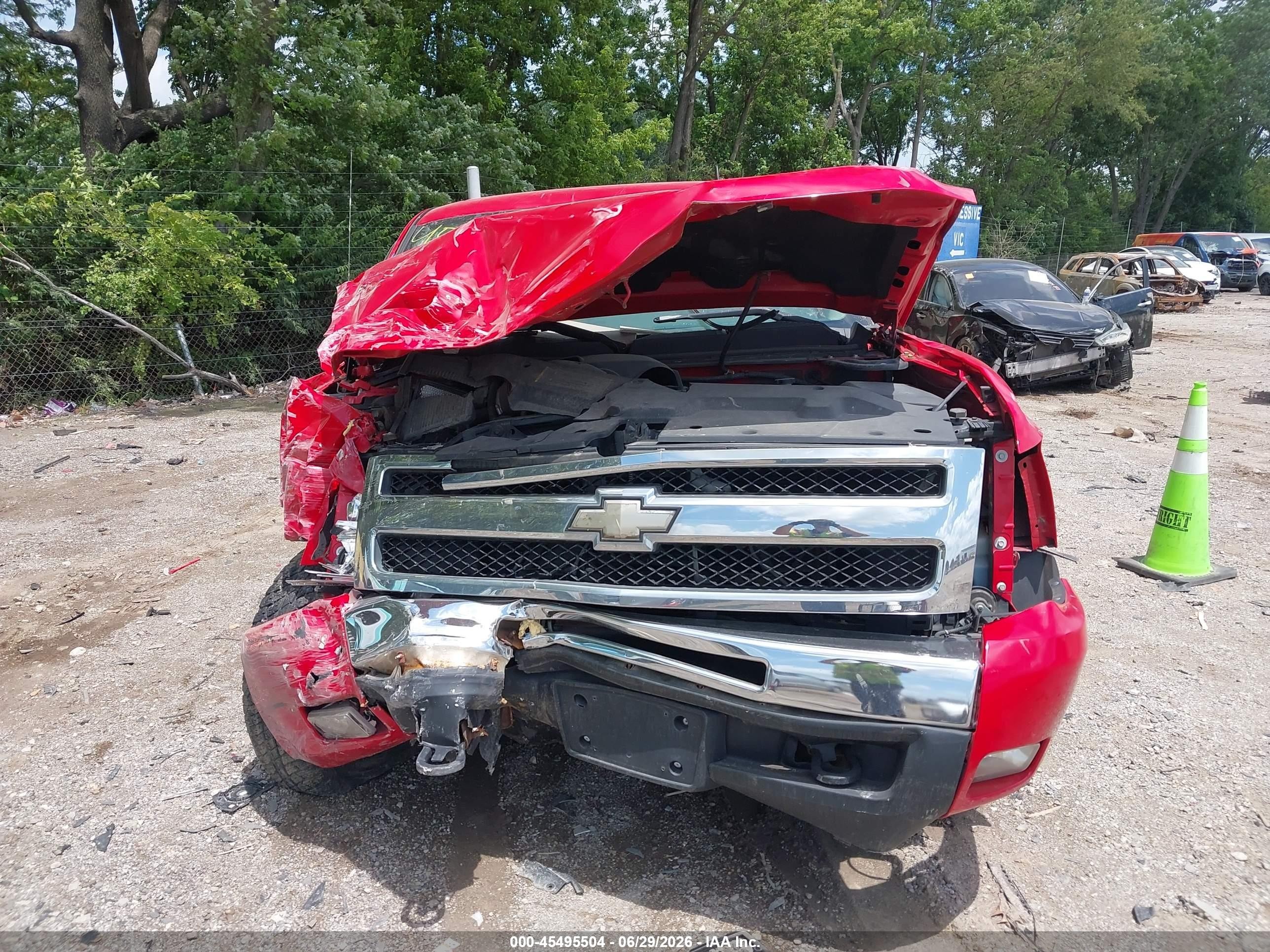 2009 Chevrolet Silverado 1500 Lt Красный vin: 1GCEK29019Z252878