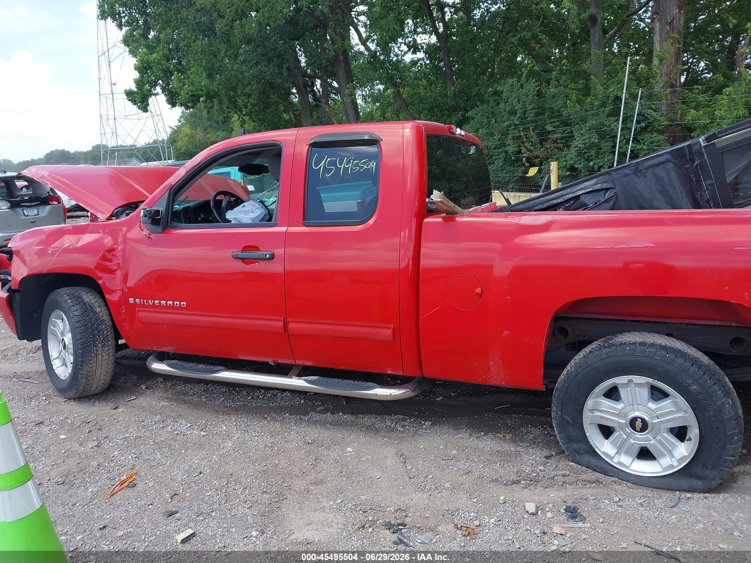 2009 Chevrolet Silverado 1500 Lt Красный vin: 1GCEK29019Z252878